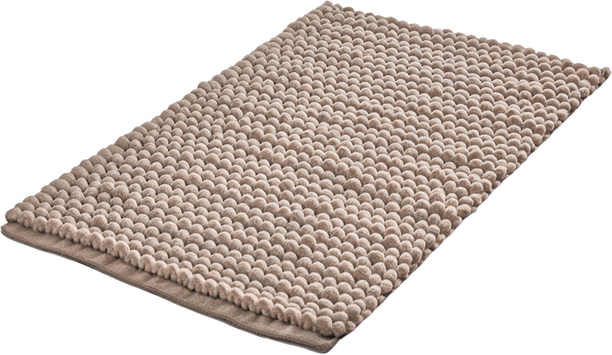 Thumbnail - Linea Due Badematte "Punto Uno, Badvorleger, Badezimmer Teppich," Höhe 18 mm rutschhemmend beschichtet fußbodenheizungsg...