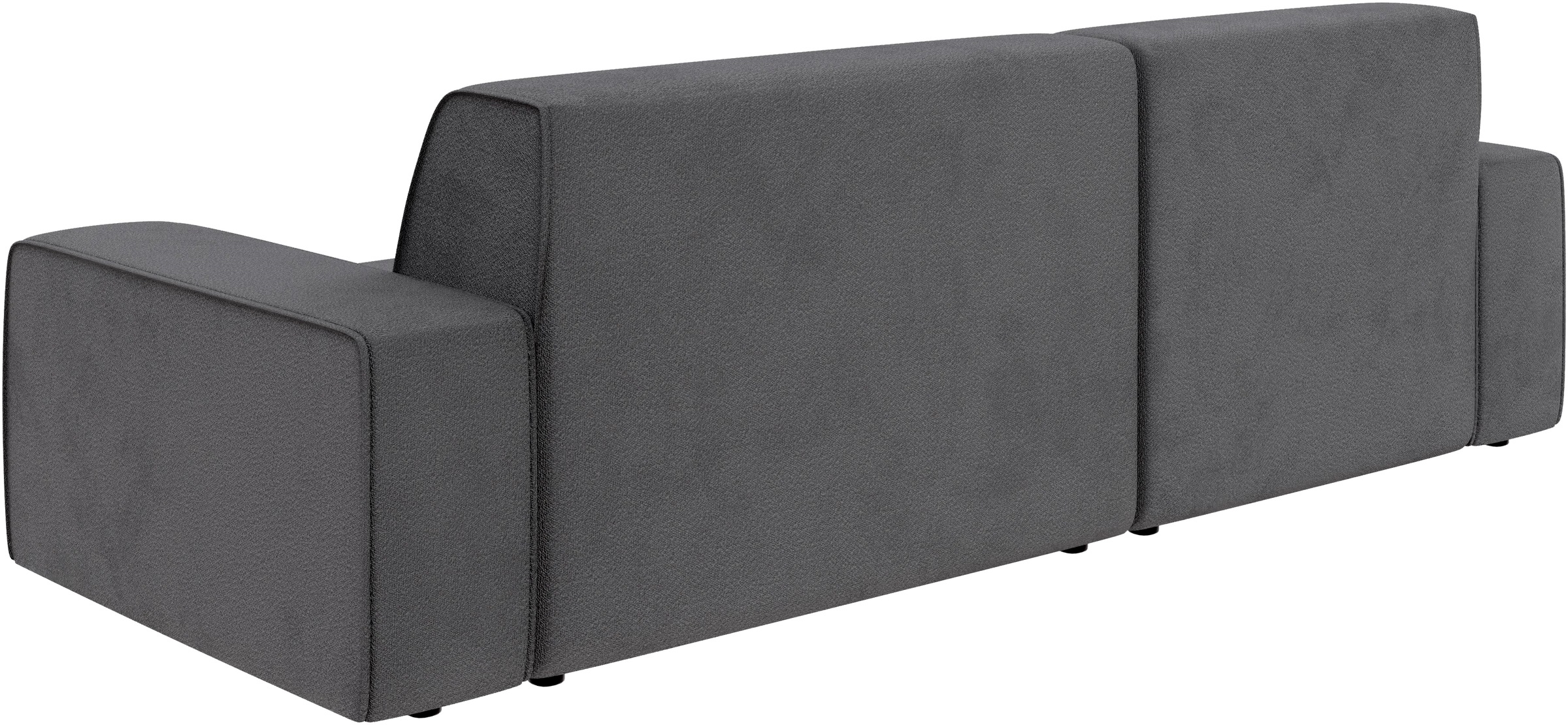 TRENDMANUFAKTUR Ecksofa »Graz, wahlweise mit Sitzvorschub und Bettkasten, L-Form, Breite 246 cm«, in Cord-, haustierfreundlichem LEO Struktur- oder LUMOS-3D-Bezug