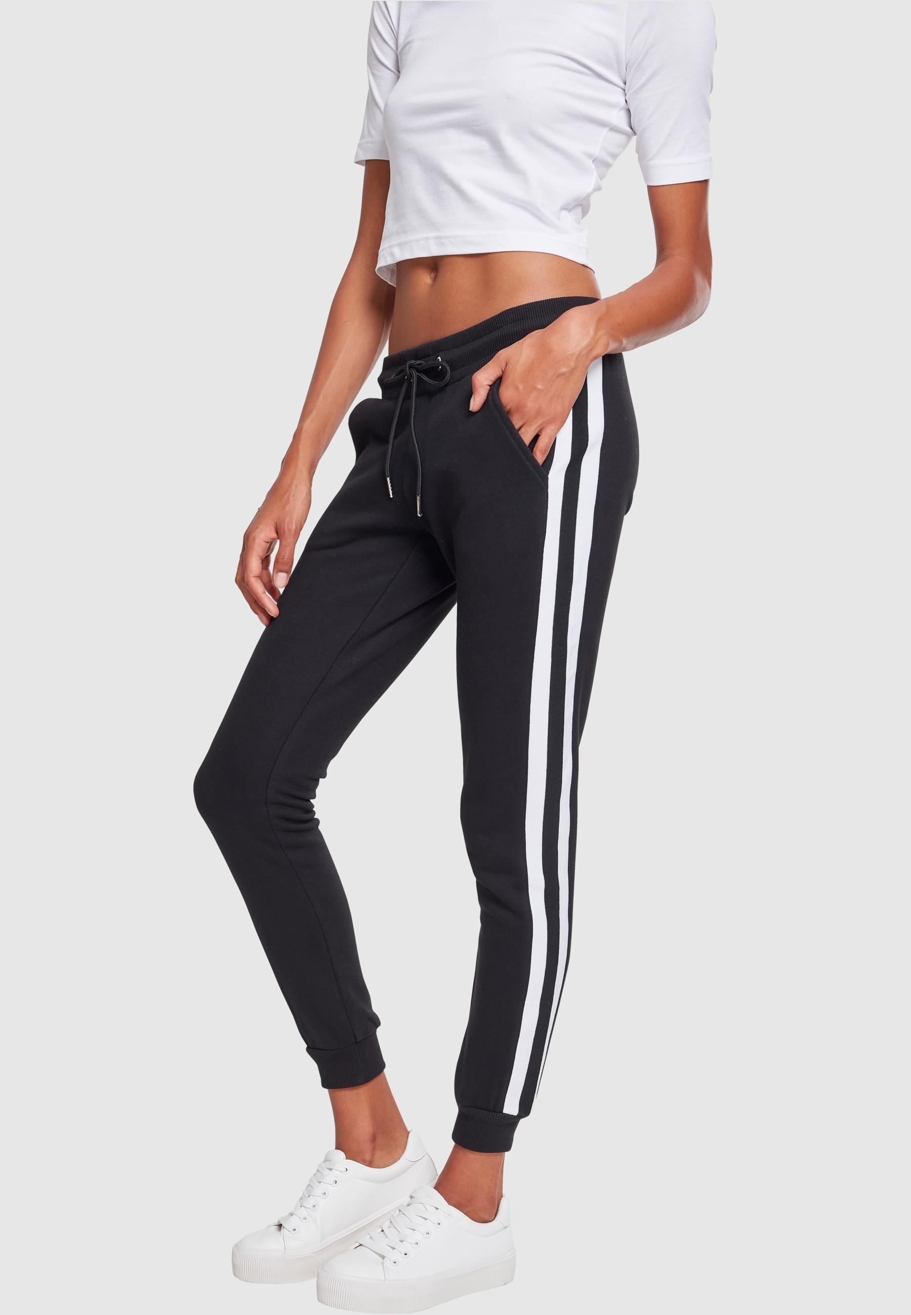 URBAN CLASSICS Jogginghose »Urban Classics Damen Ladies College Contrast Sweatpants«, (1 tlg.)