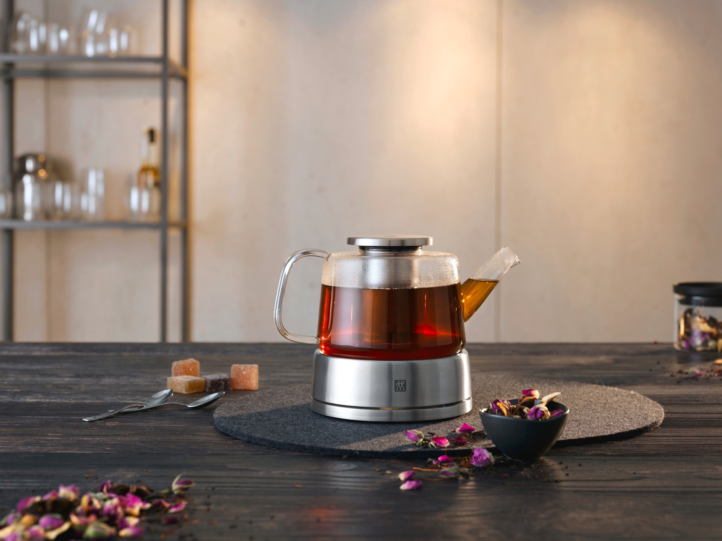 Zwilling Teekanne "Sorrento" 0,8 l Set, Set enthält Teekanne mit Stövchen u günstig online kaufen
