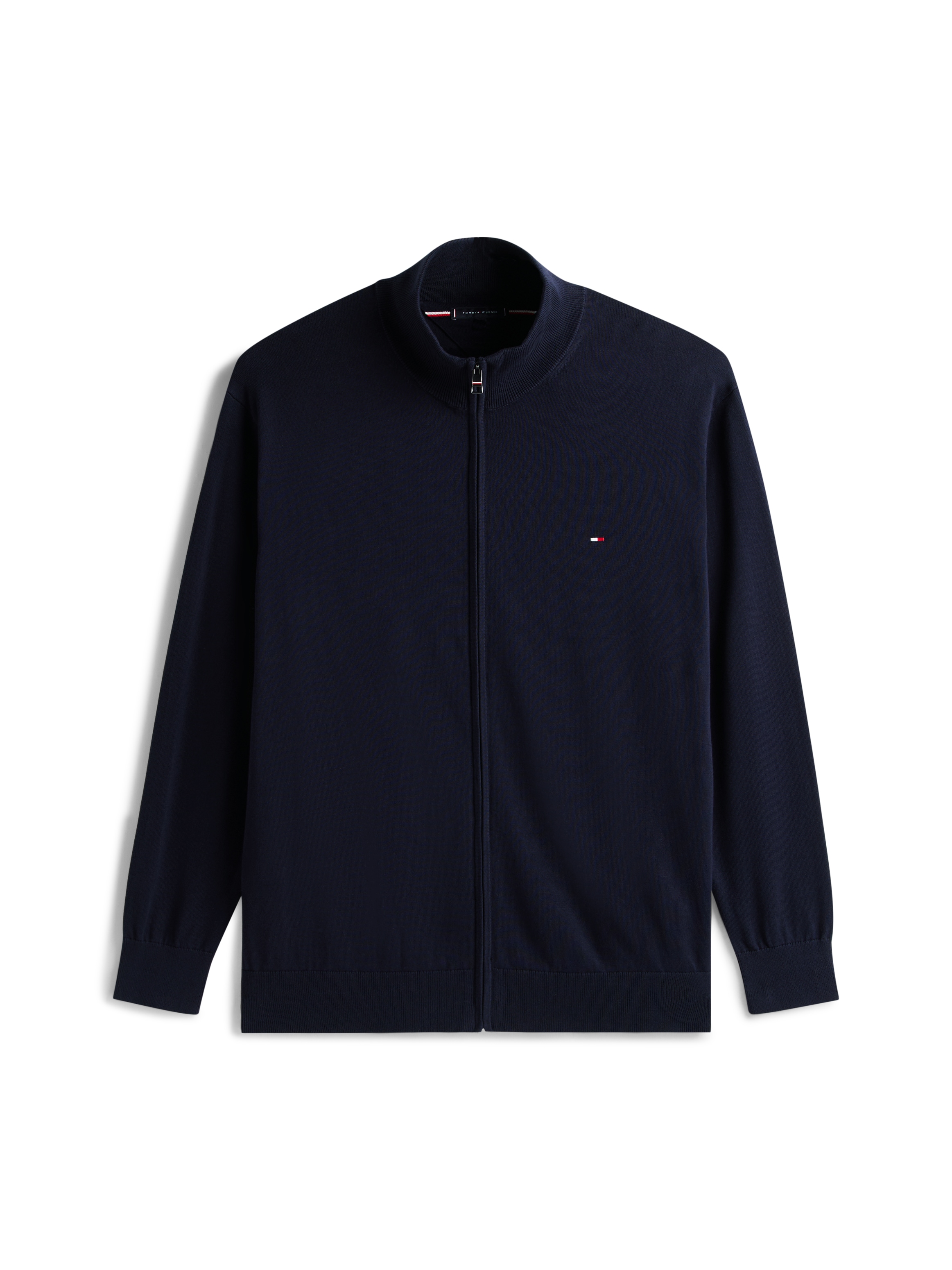 Tommy Hilfiger Big & Tall Strickjacke »BT-ESSENTIAL COTTON ZIP THRU-B« Großen Größen