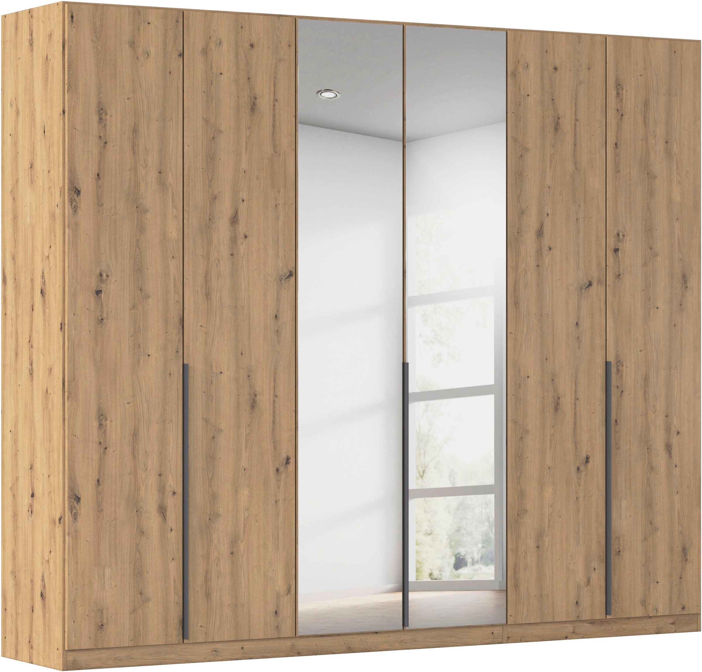 OTTO home Drehtürenschrank "Kleiderschrank Schrank Garderobe AGORDO mit Dek günstig online kaufen