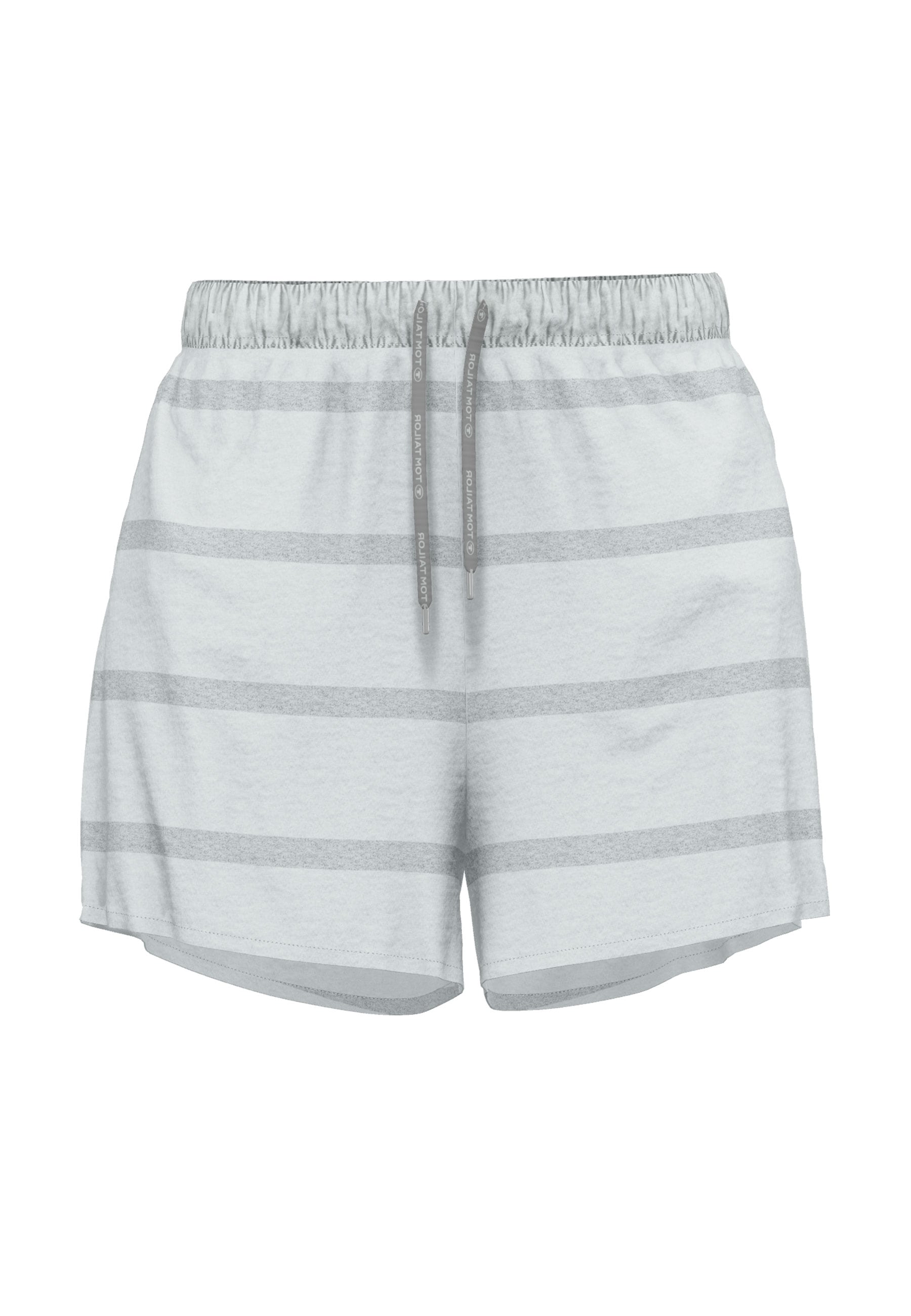 TOM TAILOR Sweatshorts, in merlierter und gestreifter Optik