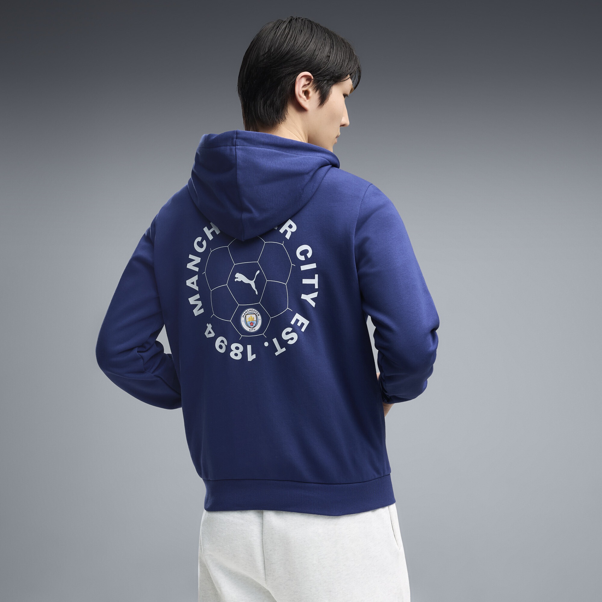 PUMA Sweatjacke »Manchester City ftblCulture Kapuzenjacke Herren«