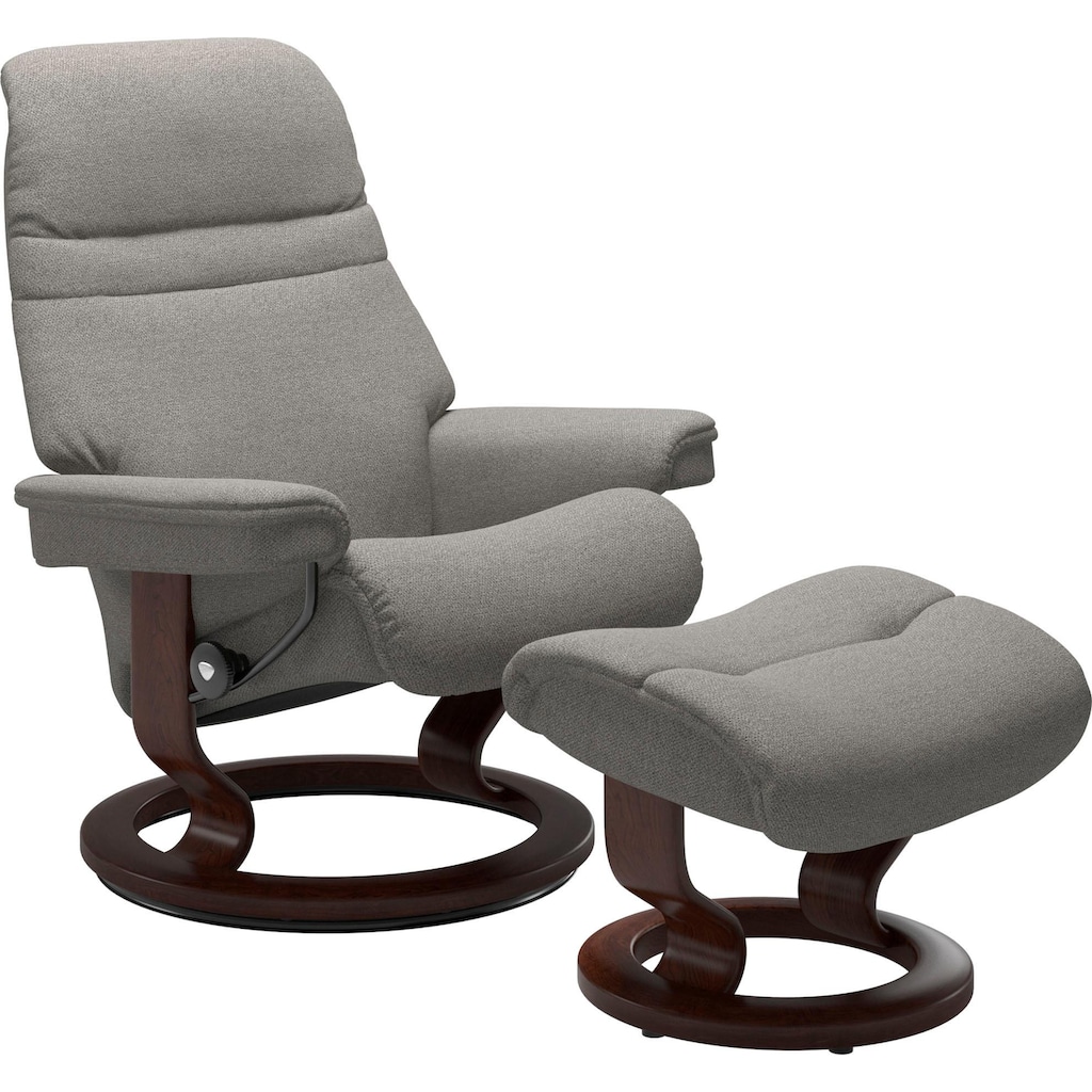 Stressless® Relaxsessel »Sunrise«, (Set, Relaxsessel mit Hocker)