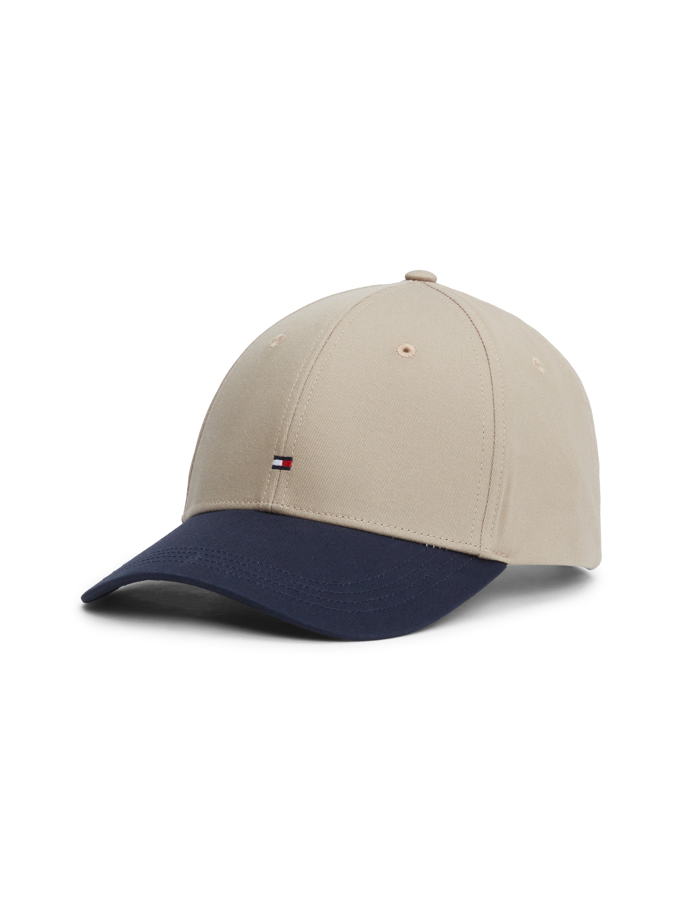 Tommy Hilfiger Baseball Cap »TH FLAG COTTON 6 PANEL CAP«, mit dezenter Labelflag über dem Schild