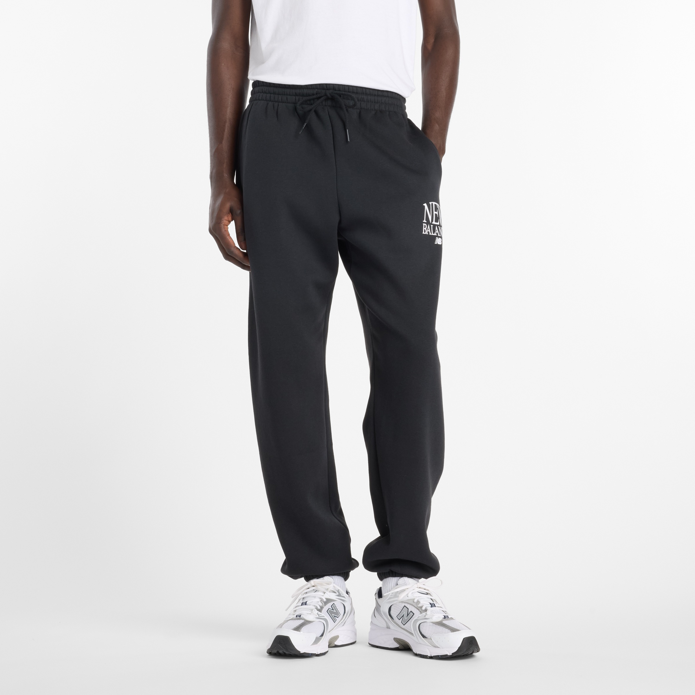 New Balance Jogginghose aus weicher Fleece-Qualität, mit Kordelverschluss, günstig online kaufen