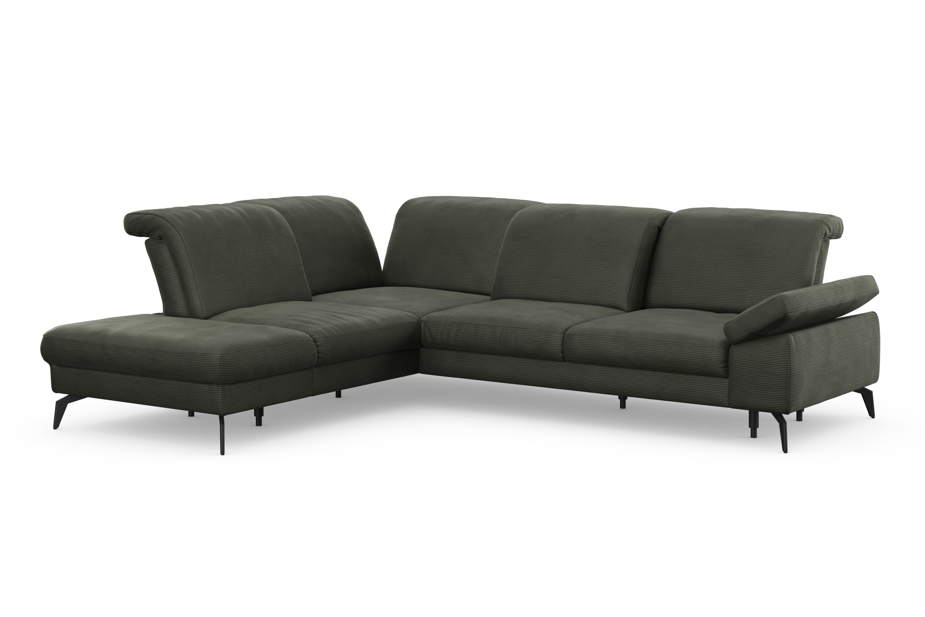 Thumbnail - sit&more Ecksofa "Cabana L-Form" Ottomane, wahlweise mit Sitztiefen-,Armlehnen- und Kopfteilfunktion