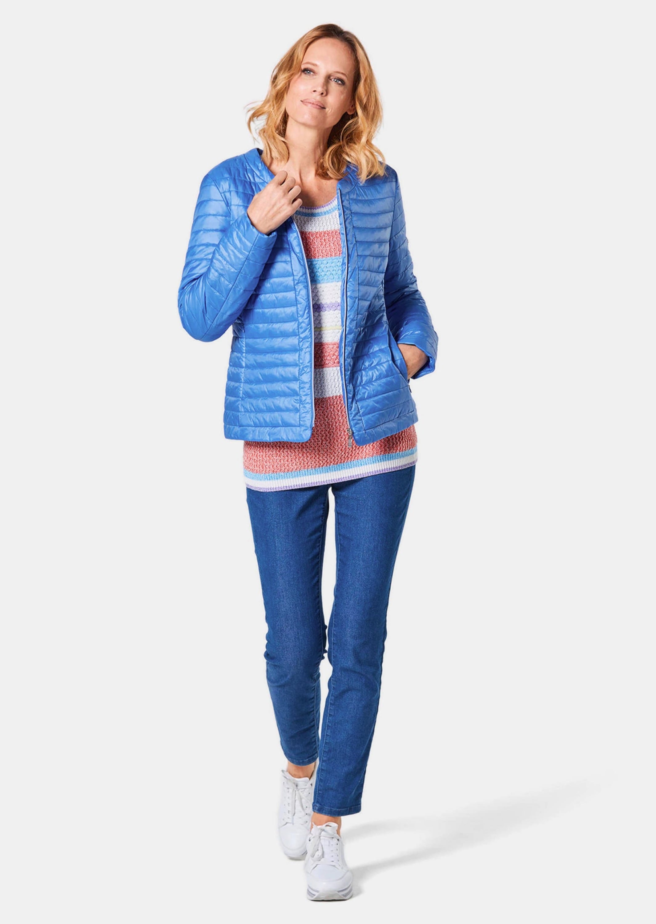 GOLDNER Steppjacke »Steppjacke in zart glänzender Qualität«