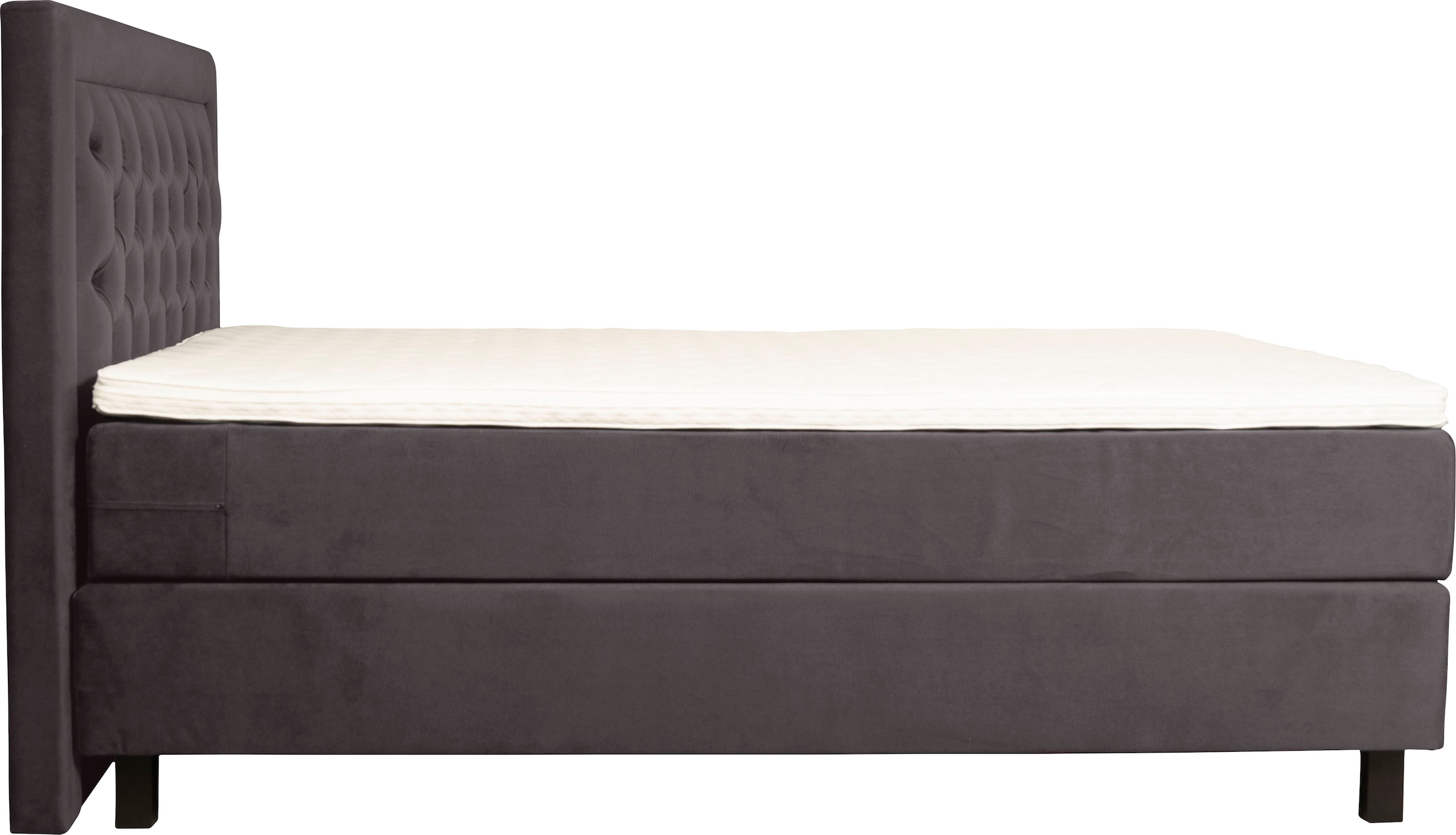 Leonique Boxspringbett »Jeanne«, inkl. Topper mit Taschen-Federkernmatratze