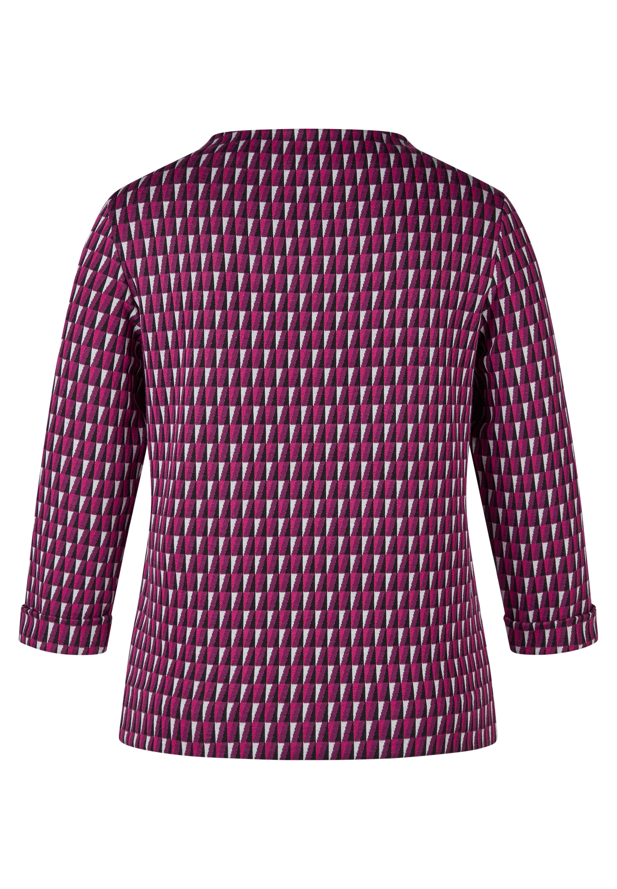 Rabe 3/4-Arm-Shirt mit grafischem Muster