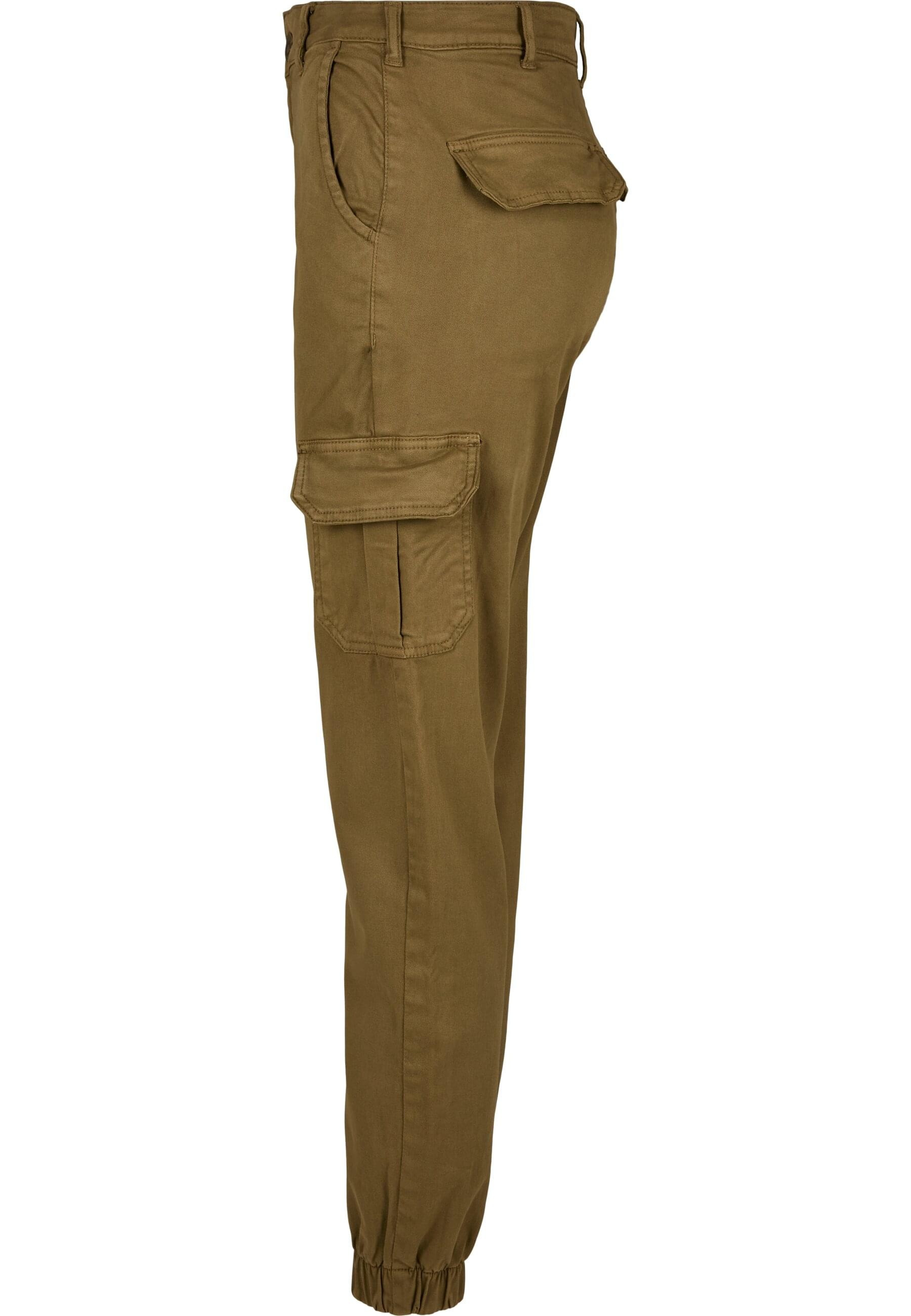 URBAN CLASSICS Cargohose »Urban Classics Damen Ladies High Waist Cargo Pants«, (1 tlg.)