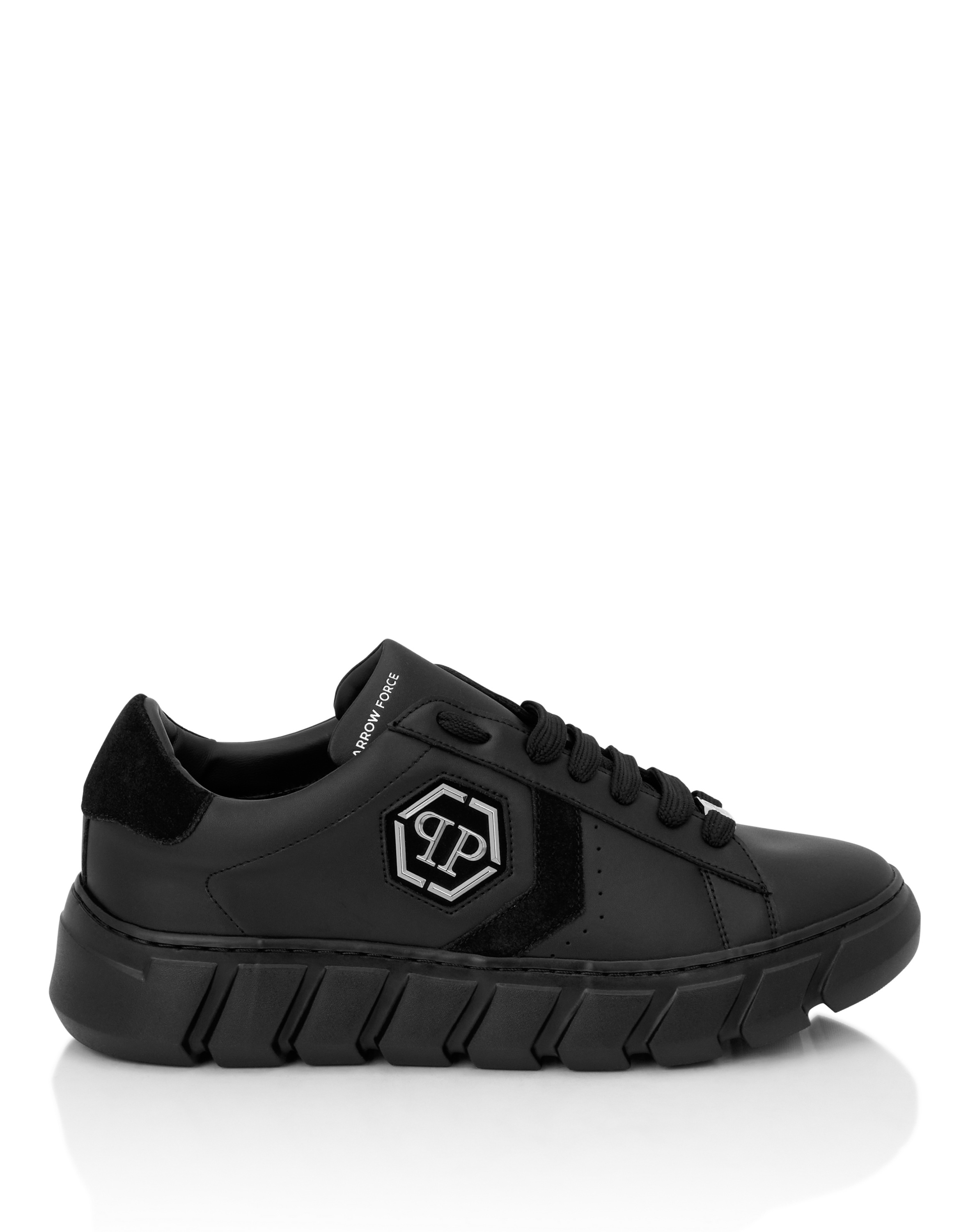 Sneaker PHILIPP PLEIN "Hexagon", Damen, Gr. 35, Normalschaft, 0202, schwarz, schwarz, Schuhe Sneaker 2