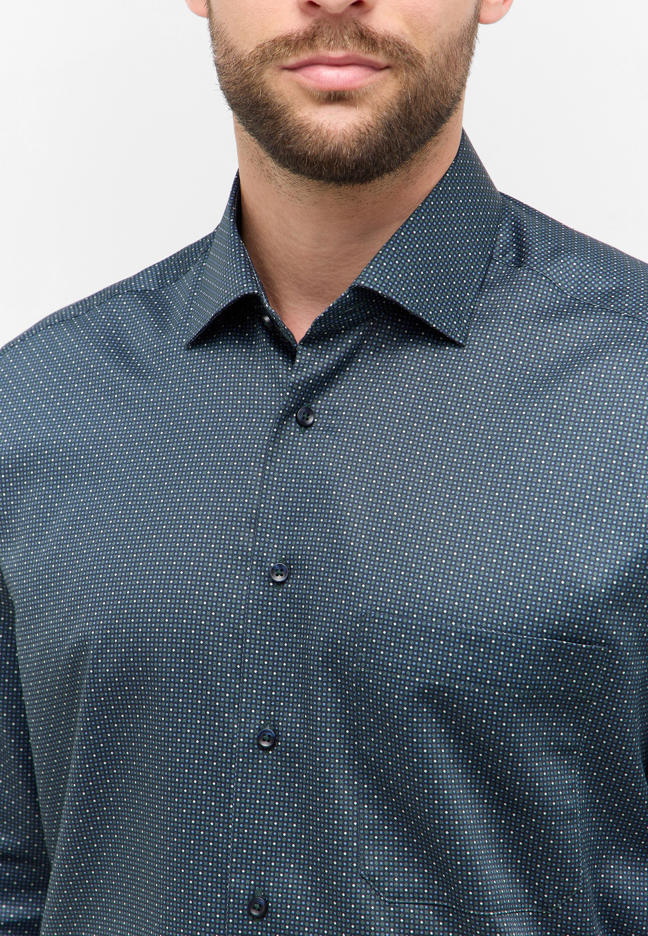 Thumbnail - Eterna Langarmhemd "COMFORT FIT" NON IRON (bügelfrei)