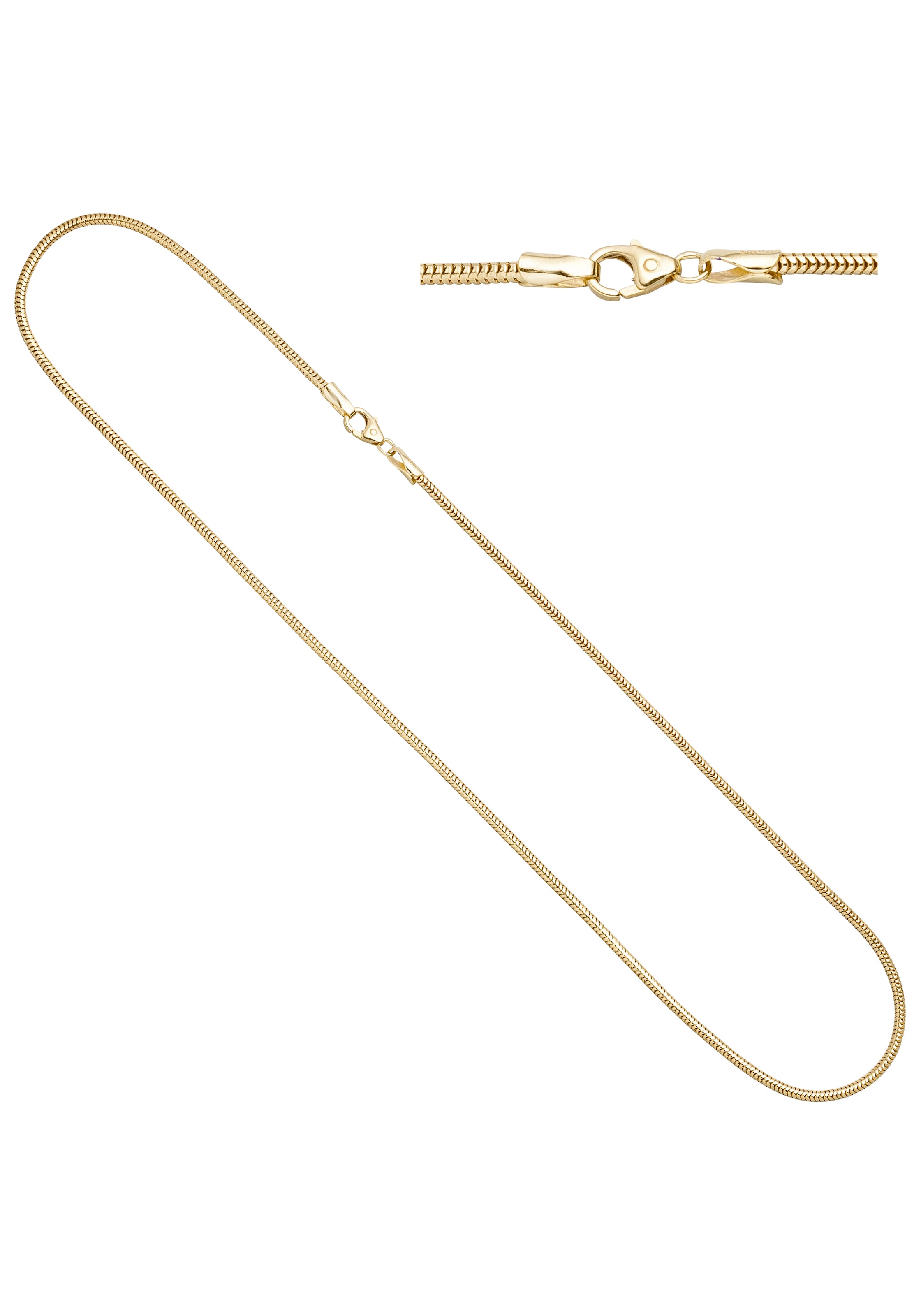 JOBO Goldkette Schlangenkette 333 Gold 45 cm 1 9 mm