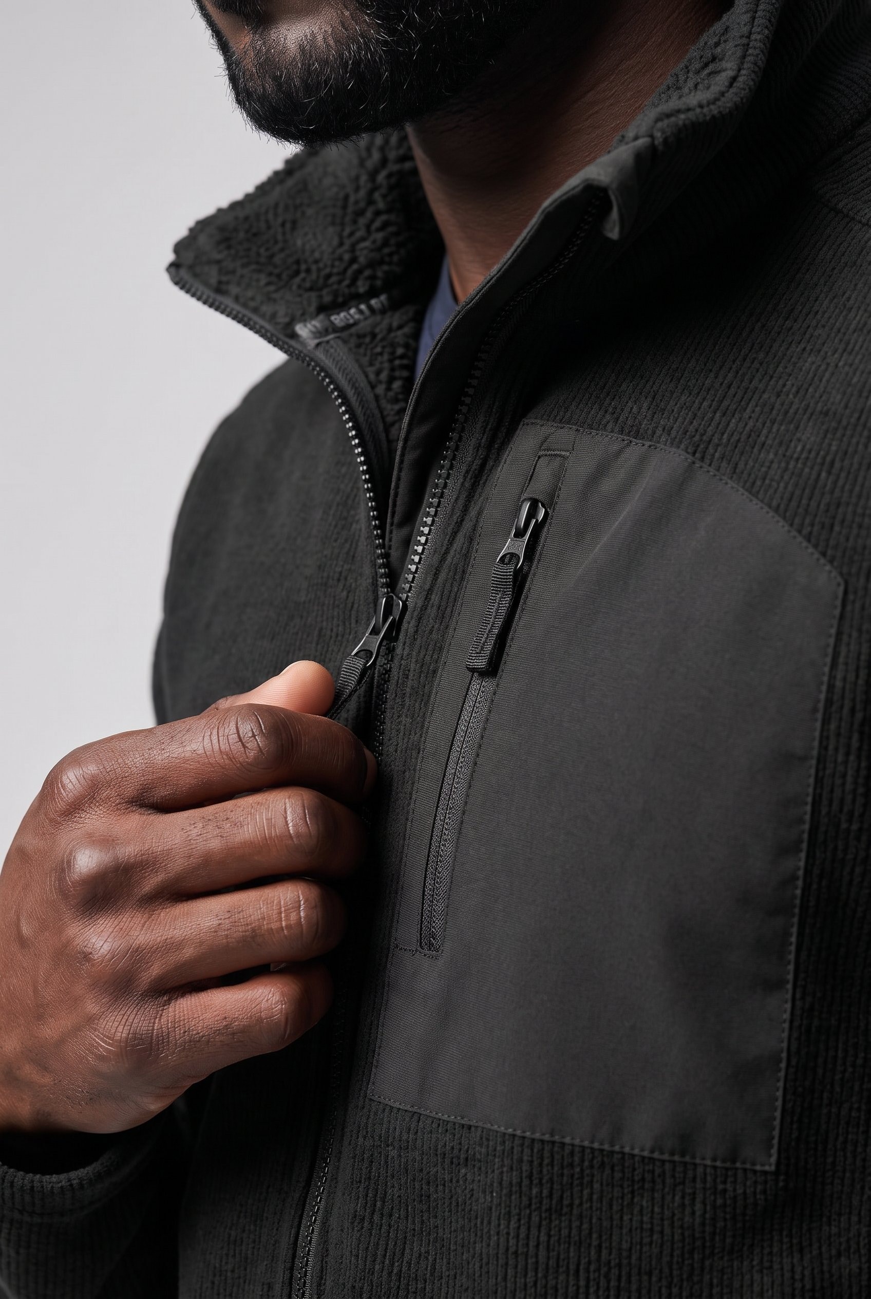 G.I.G.A. DX by killtec Strickfleecejacke »GW 43 MN KNTFLC JCKT« mit Teddyfleece, Regular Passform