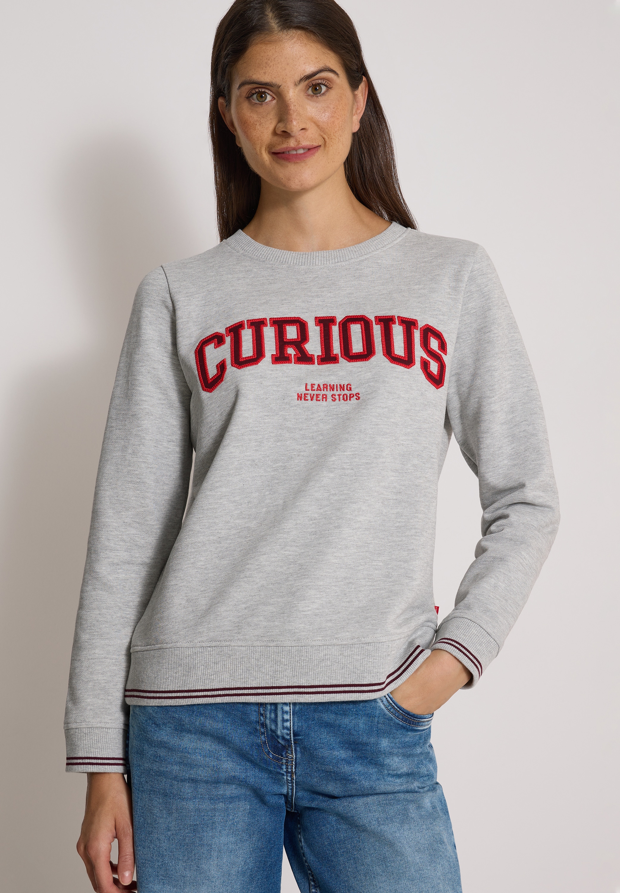 Cecil Sweatshirt , mit Rundhalsausschnitt
