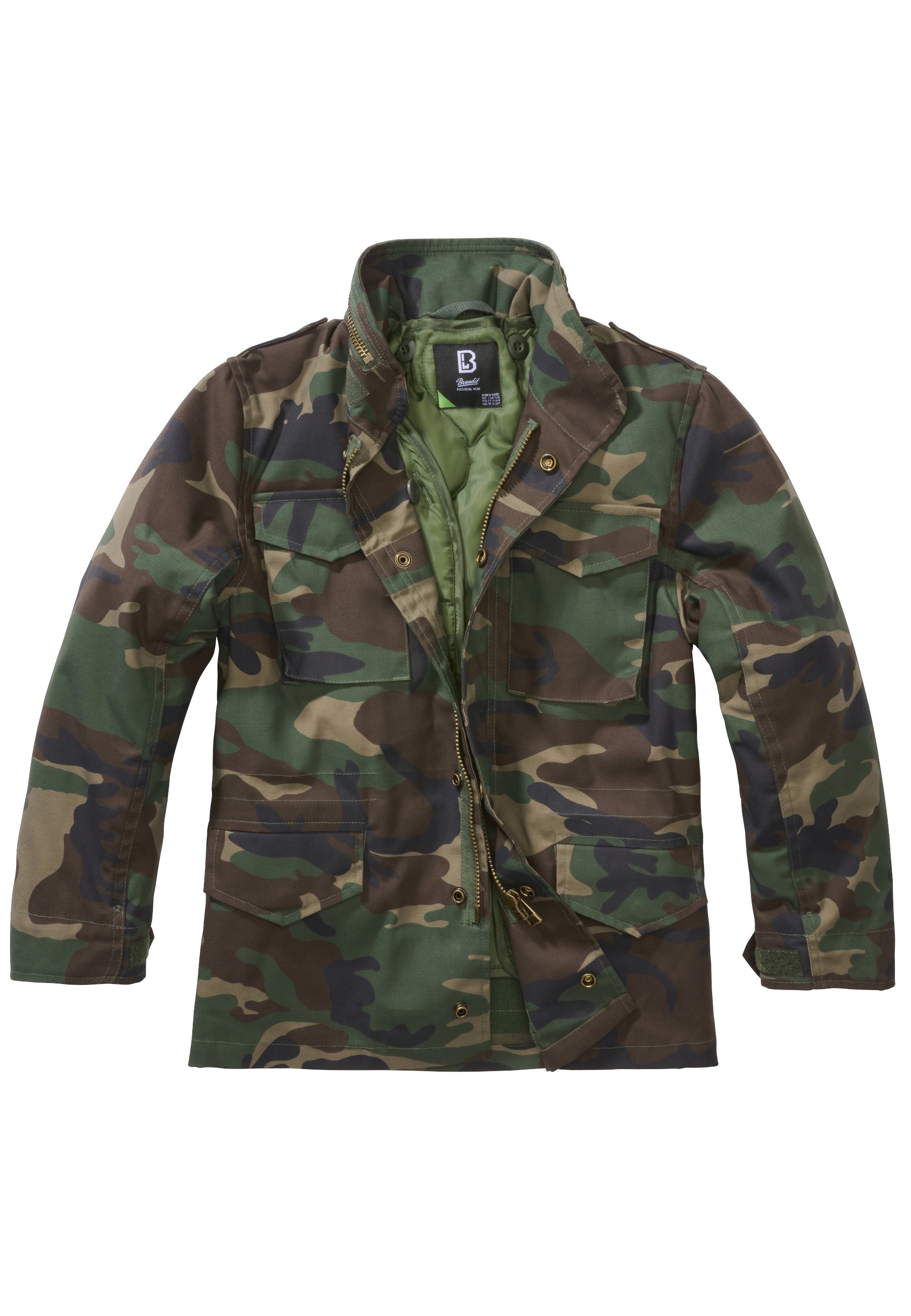 Brandit Parka »Brandit Herren Kids M65 Standard Jacket« 1 Stk. tlg. ohne Kapuze