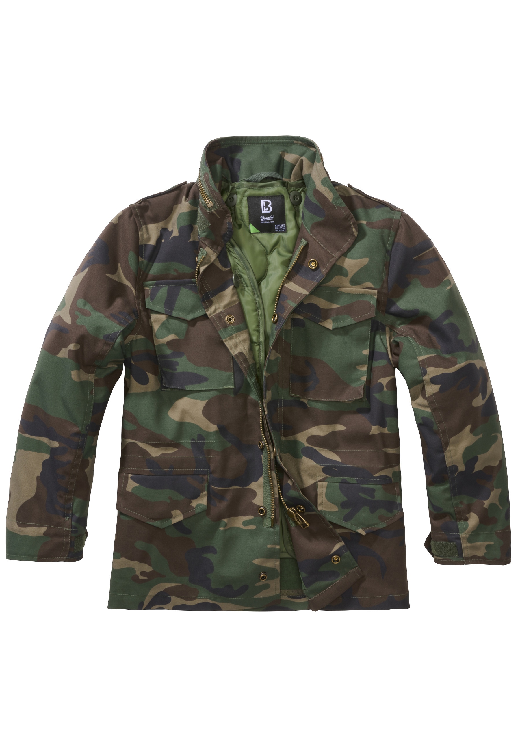 Brandit Parka "Brandit Herren Kids M65 Standard Jacket" 1 Stk. tlg. ohne Kapuze