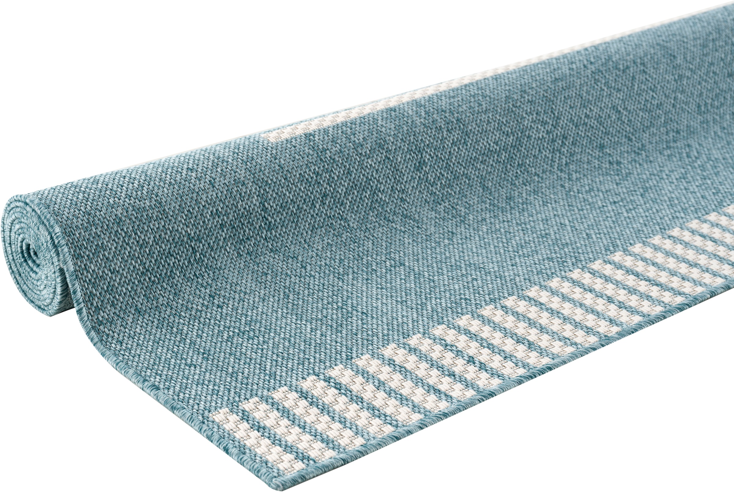 andas Teppich »Pico«, rechteckig, 8 mm Höhe, Outdoor geeignet, Sisal-Optik, Wetterfest & UV-beständig, Flachgewebe