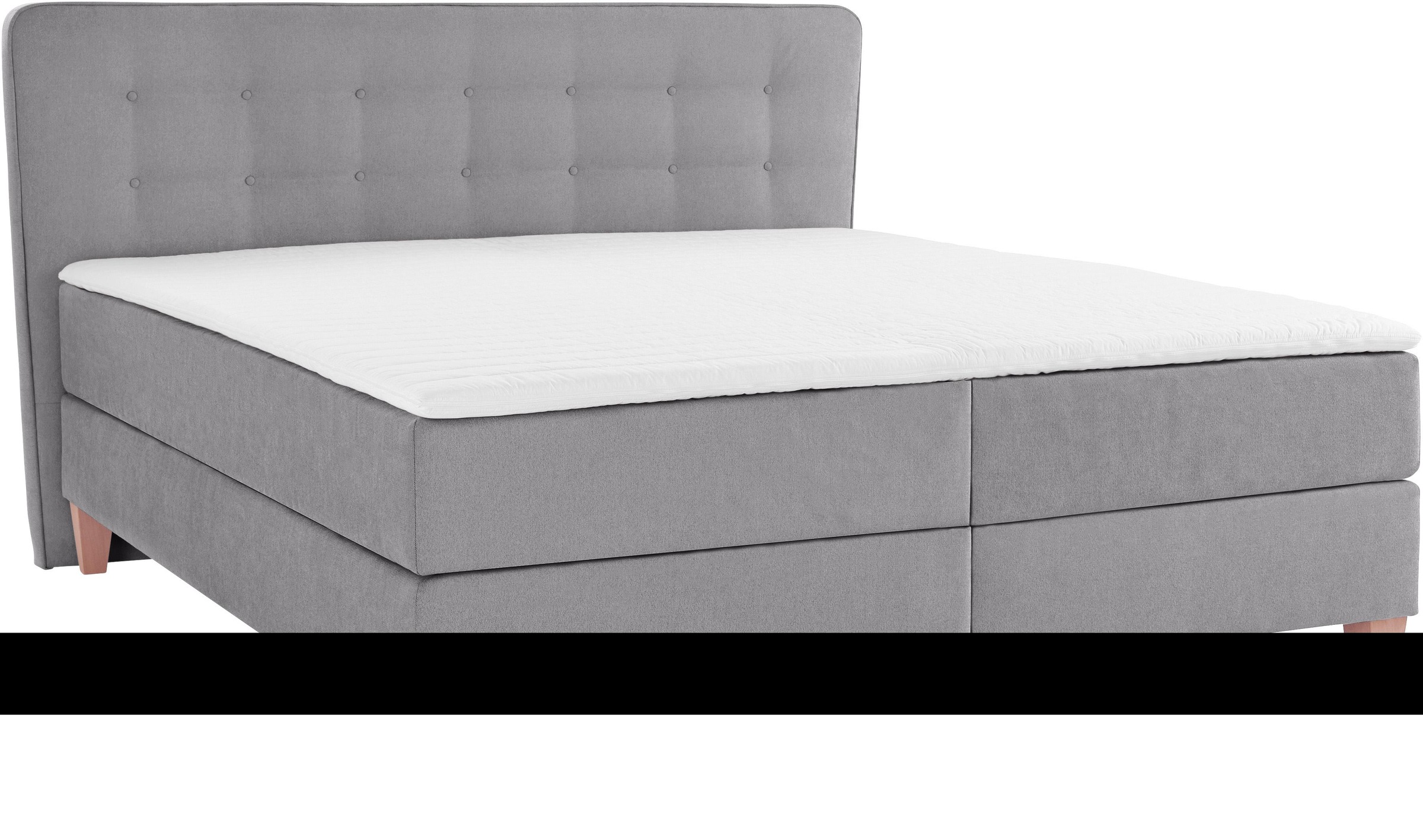 Home affaire Boxspringbett »Ascola«, incl. Topper, 5, Breiten, 3 Ausführungen, 2 Härtegrade