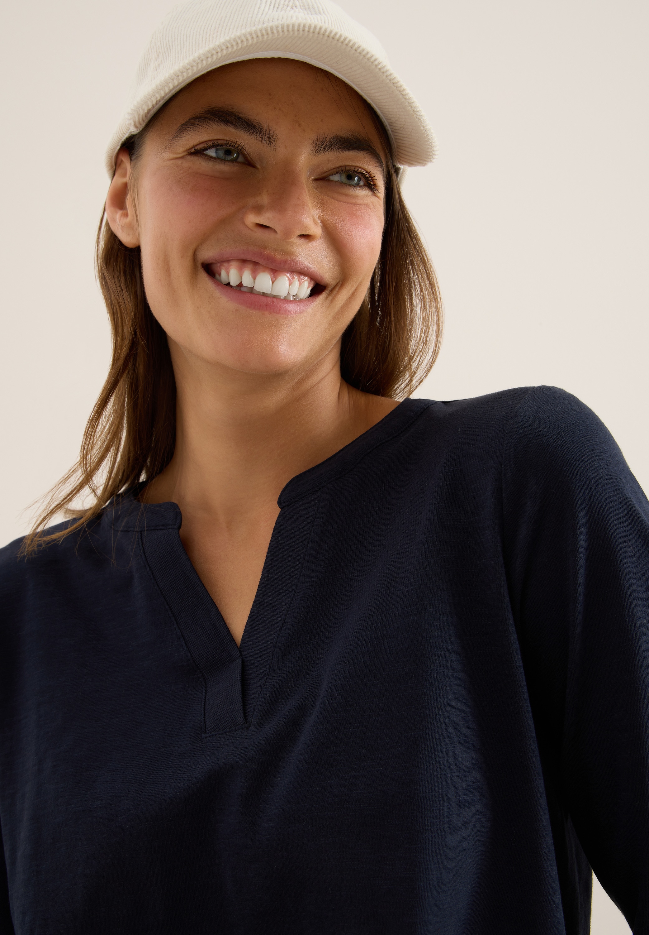 Thumbnail - Cecil Langarmshirt, im Tunika-Look