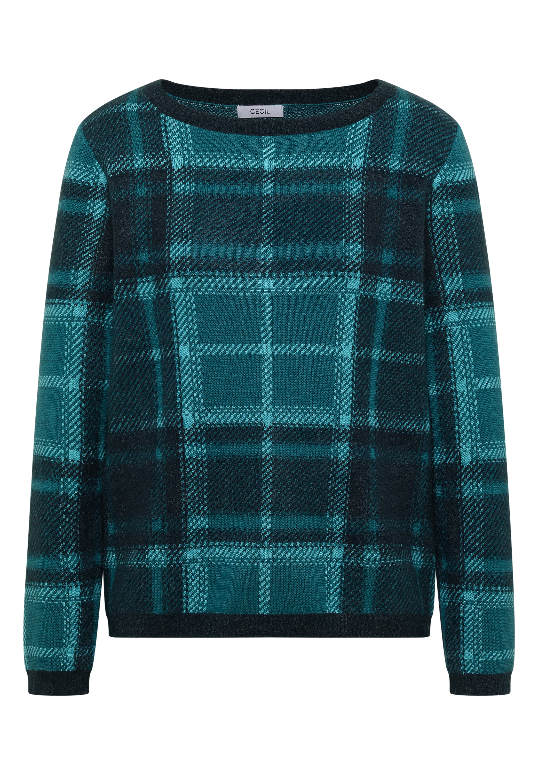Cecil Strickpullover mit Karomuster