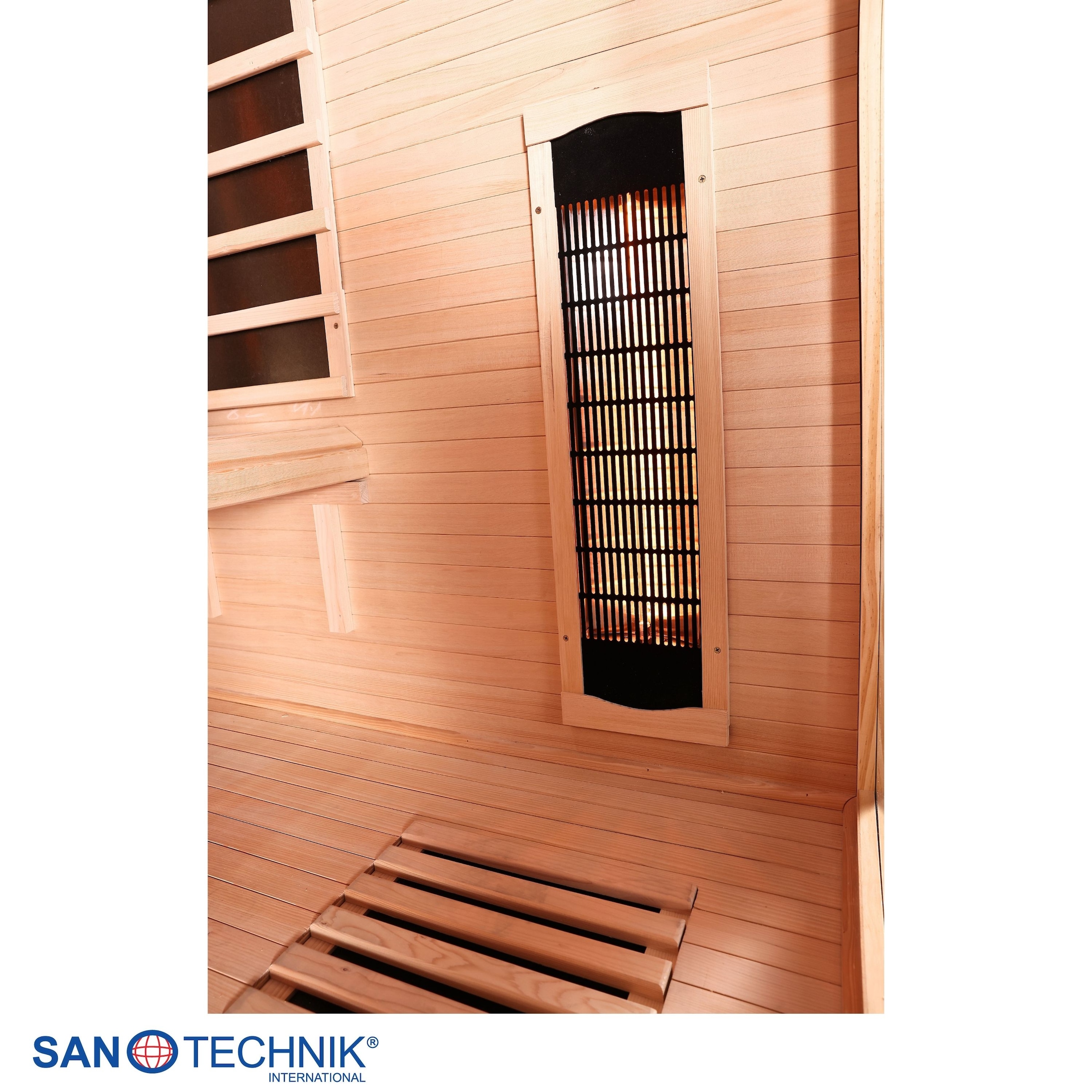 Sanotechnik Infrarotkabine »Infrarotkabine OPEN« 3 Pers; 150x120x200cm; 6 Vollspektrumstrahler, 3 Carbonheizplatten