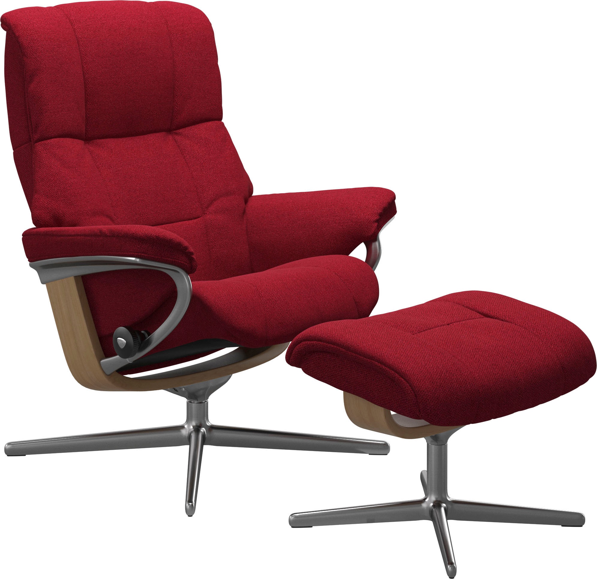 Stressless® Fußhocker »Mayfair«, mit Cross Base, Größe S, M & L, Holzakzent Eiche