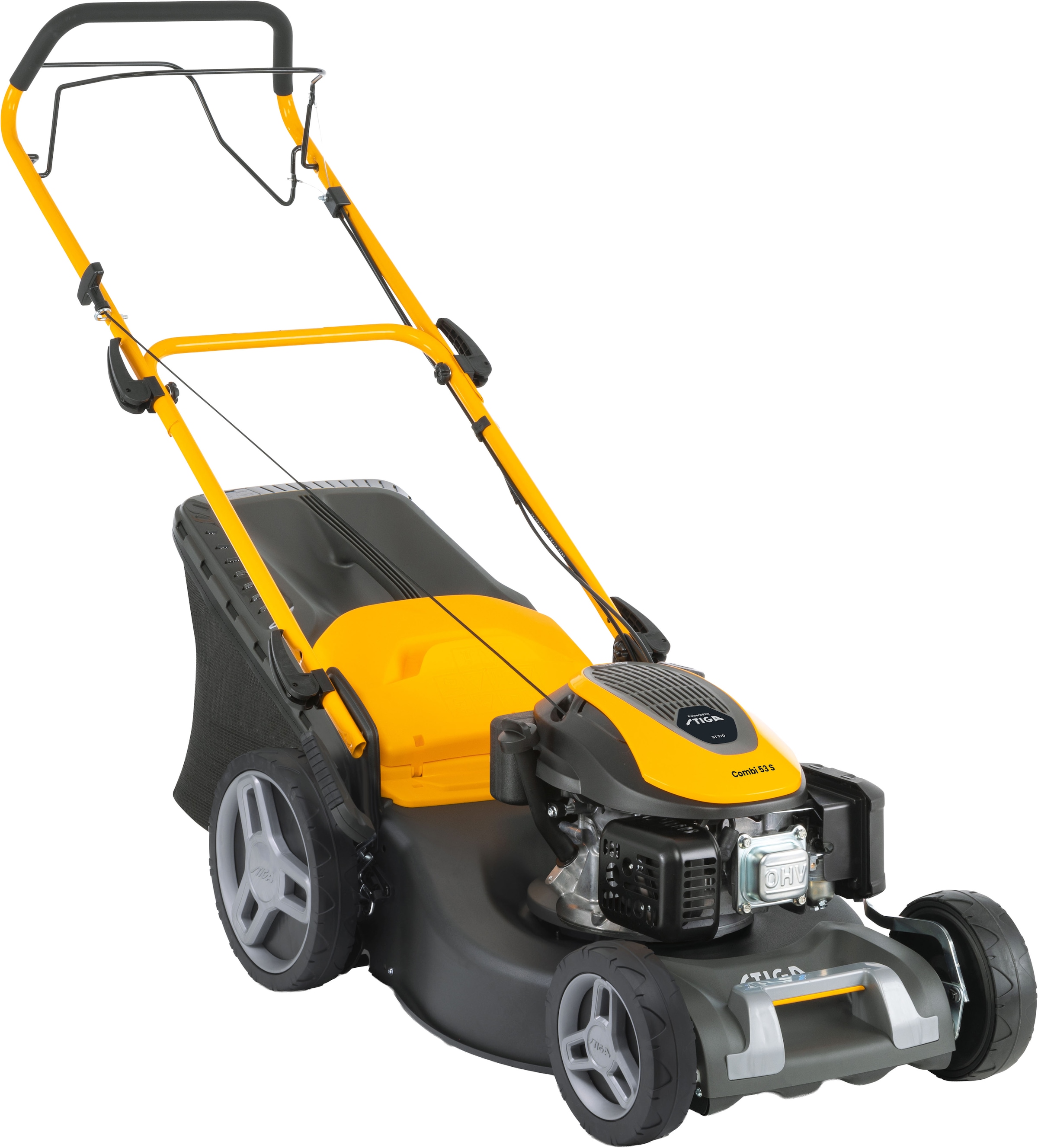 STIGA GARDEN Benzinrasenmäher "COMBI 53 S" Radantrieb, 3-in-1 Schnittsystem günstig online kaufen