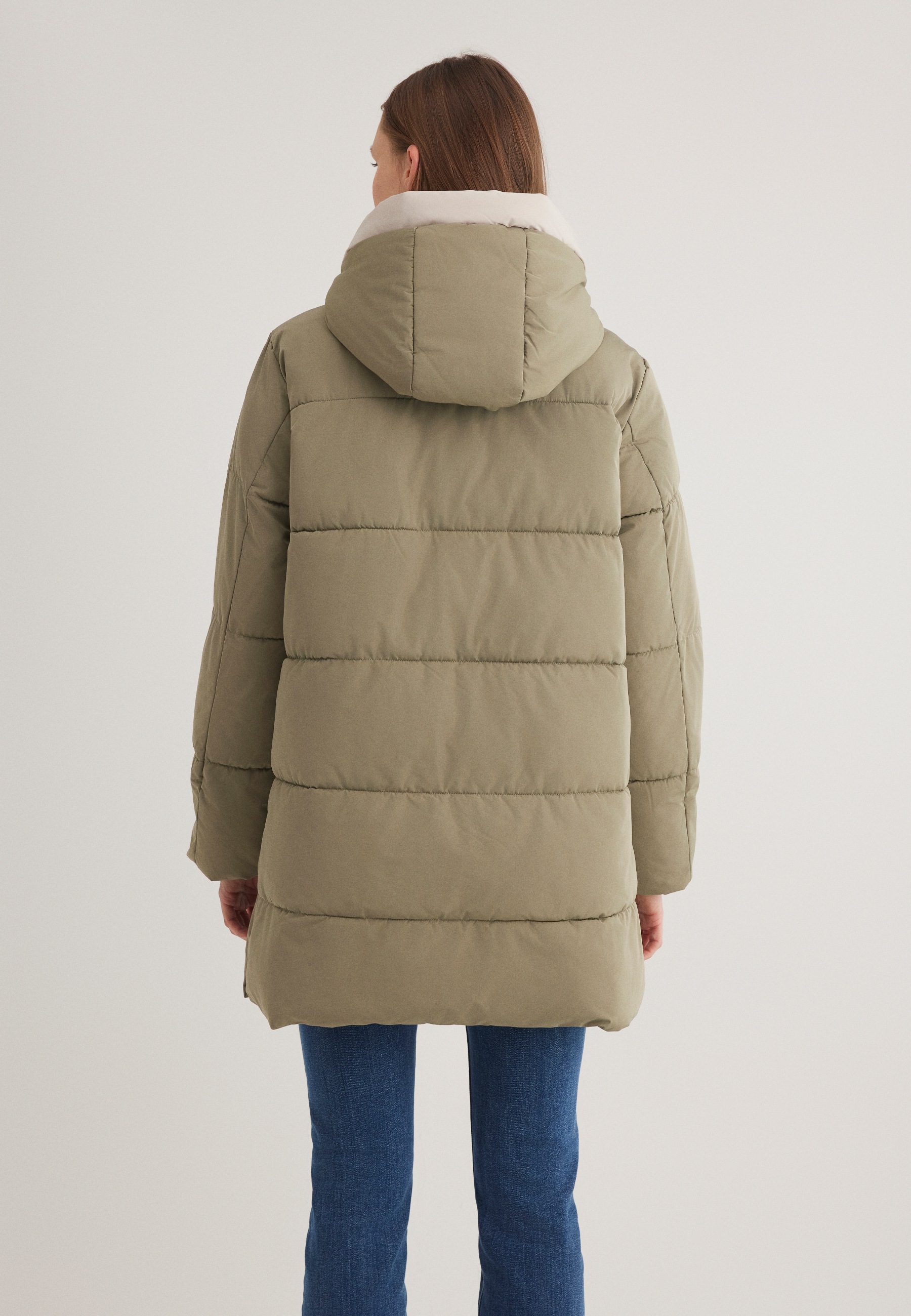 Mavi Parka »LONG PUFFER«, Lange Steppjacke