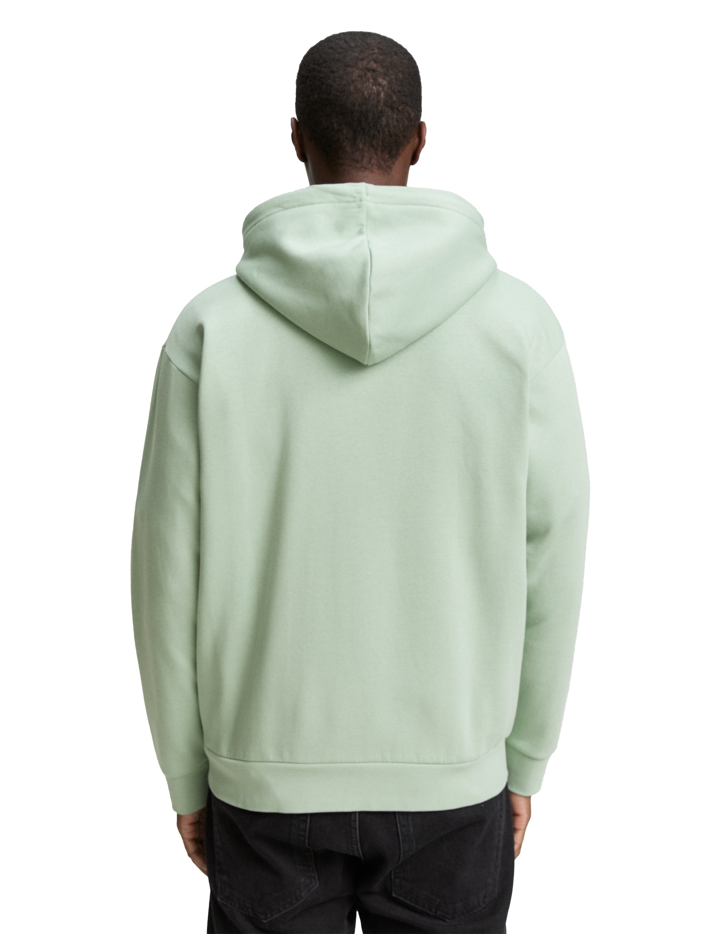 TOM TAILOR Denim Kapuzensweatjacke, mit Logostickerei günstig online kaufen
