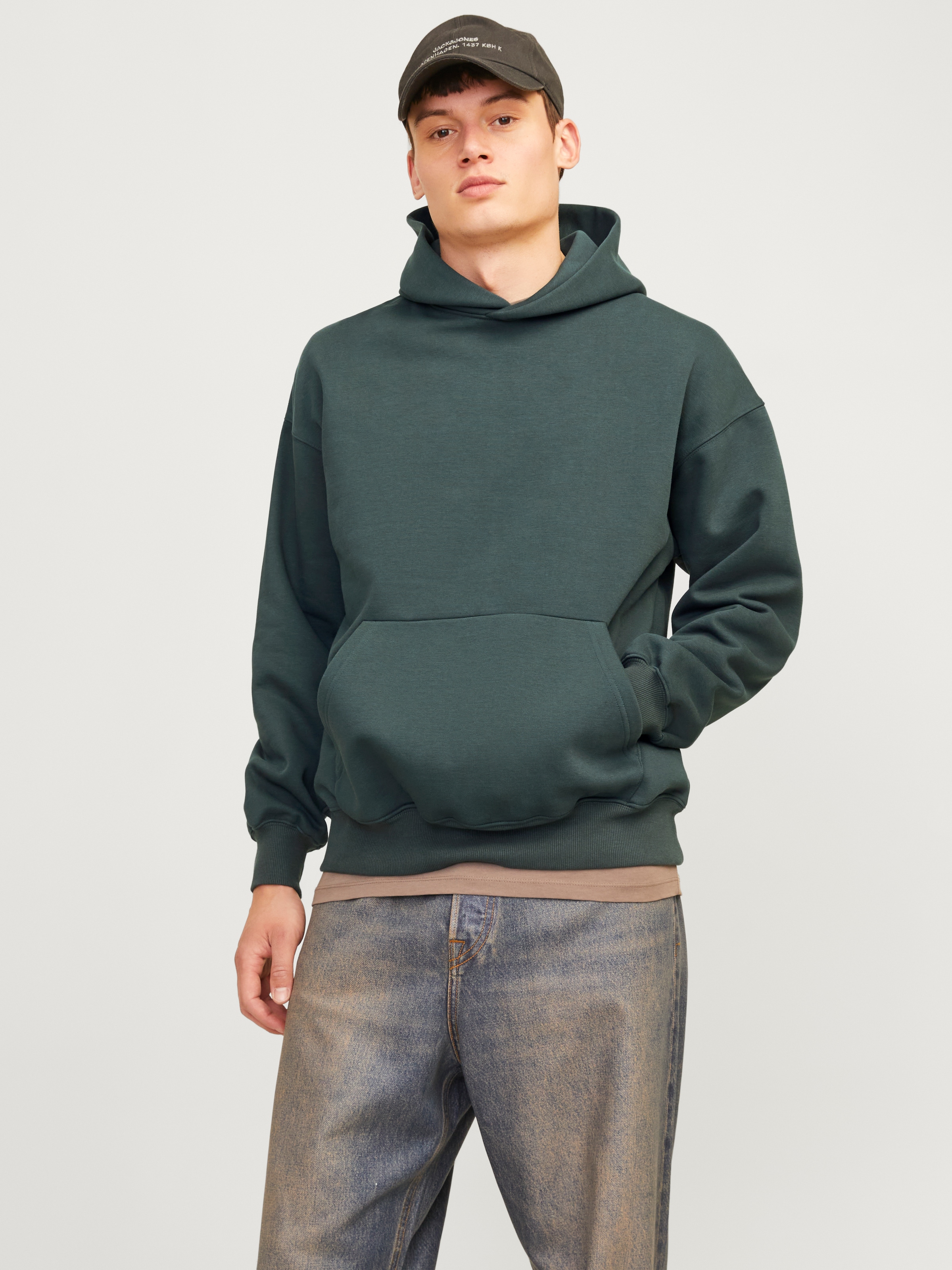 Jack & Jones Kapuzensweatshirt "JJEURBAN EDGE SWEAT HOOD NOOS", mit Känguru günstig online kaufen