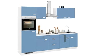 wiho Küchen Küchenzeile »Husum«, mit E-Geräten, Breite 280 cm kaufen