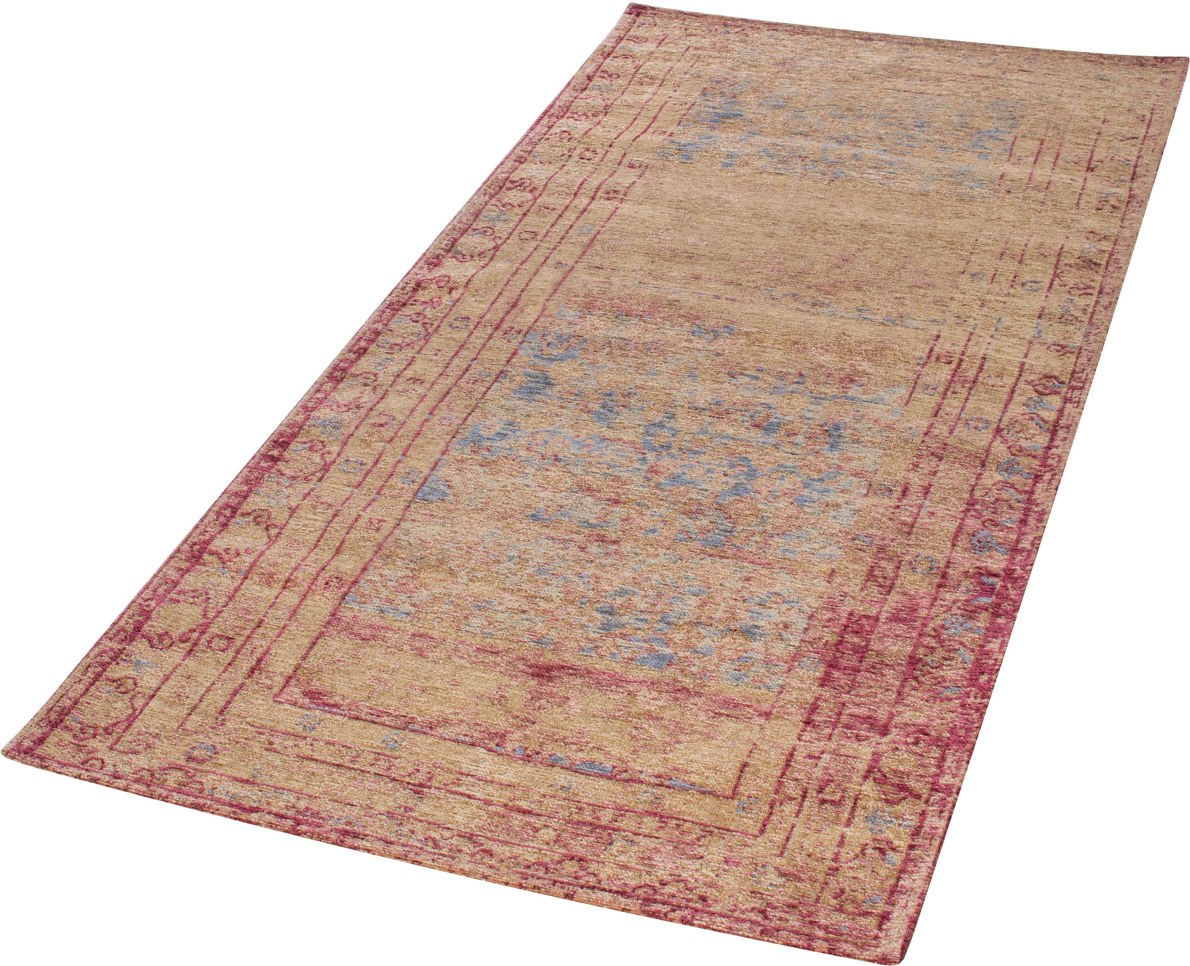 LUXOR living Teppich »Antique«, rechteckig, 6 mm Höhe, Flachgewebe, Vintage Design, Wohnzimmer
