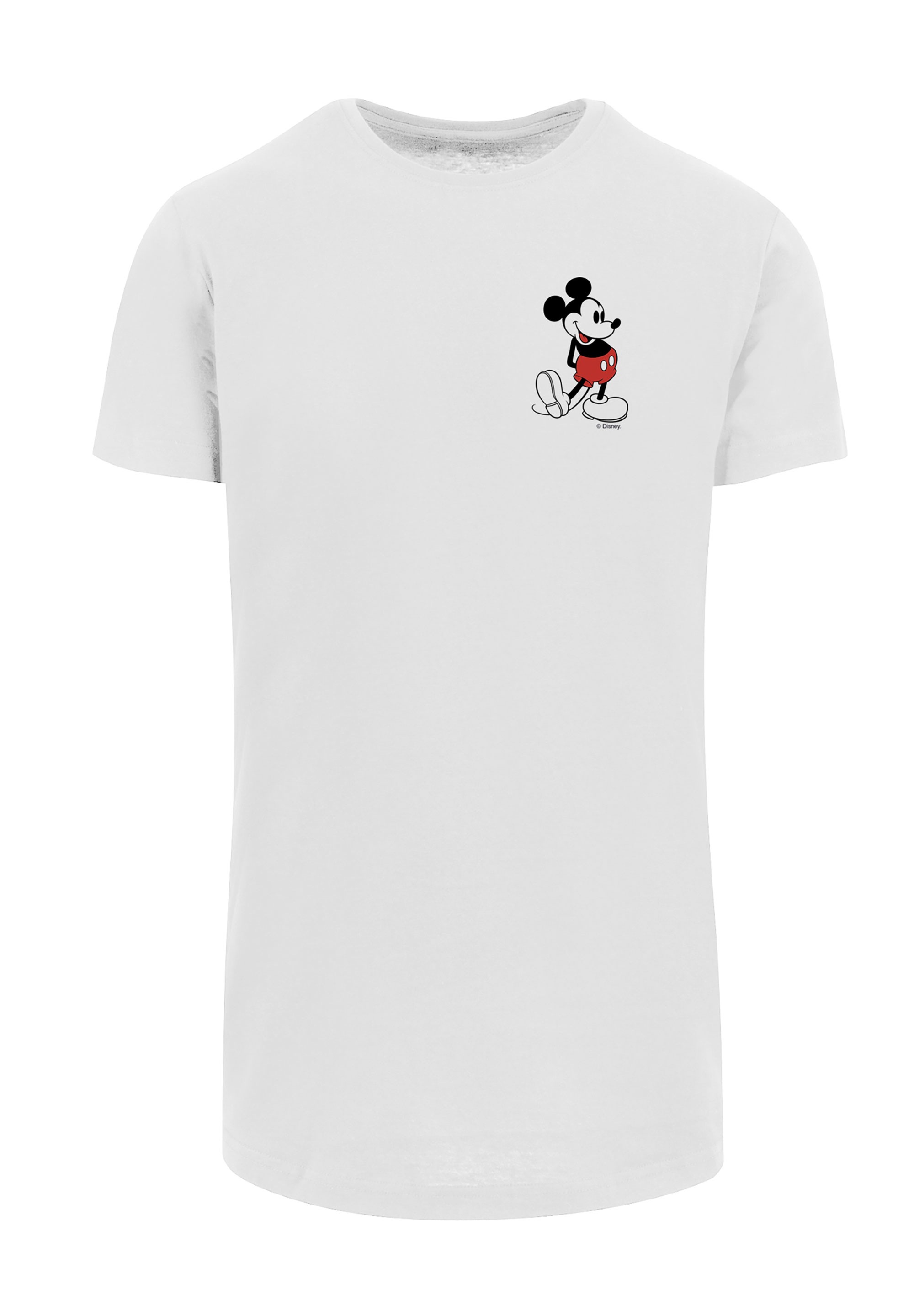 F4NT4STIC T-Shirt »Disney Micky Maus Kickin Retro«, Herren,Premium Merch,Lang,Longshirt,Bedruckt