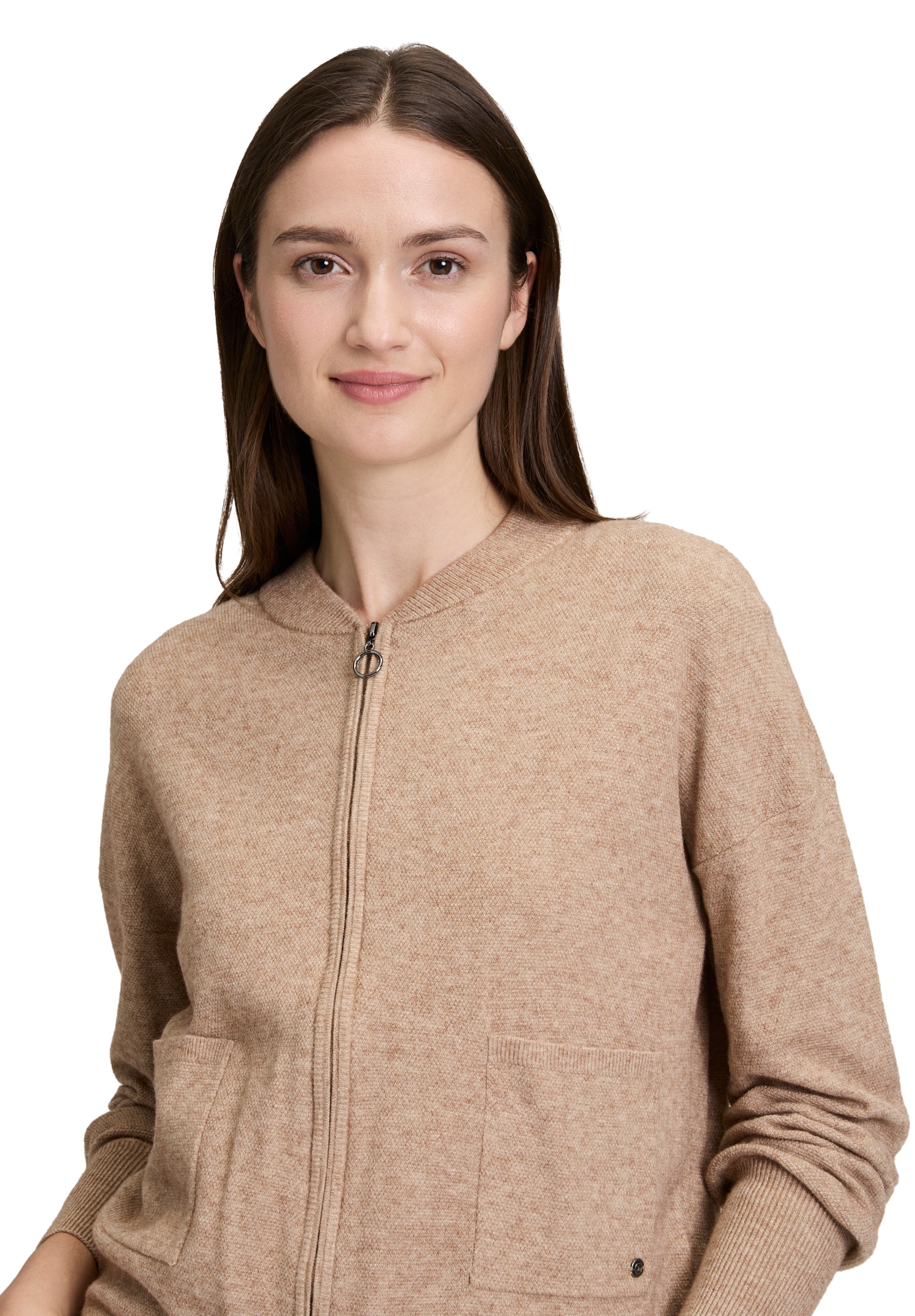 Betty&Co Strickjacke »Damen mit Reißverschluss« 1 Stk. Struktur