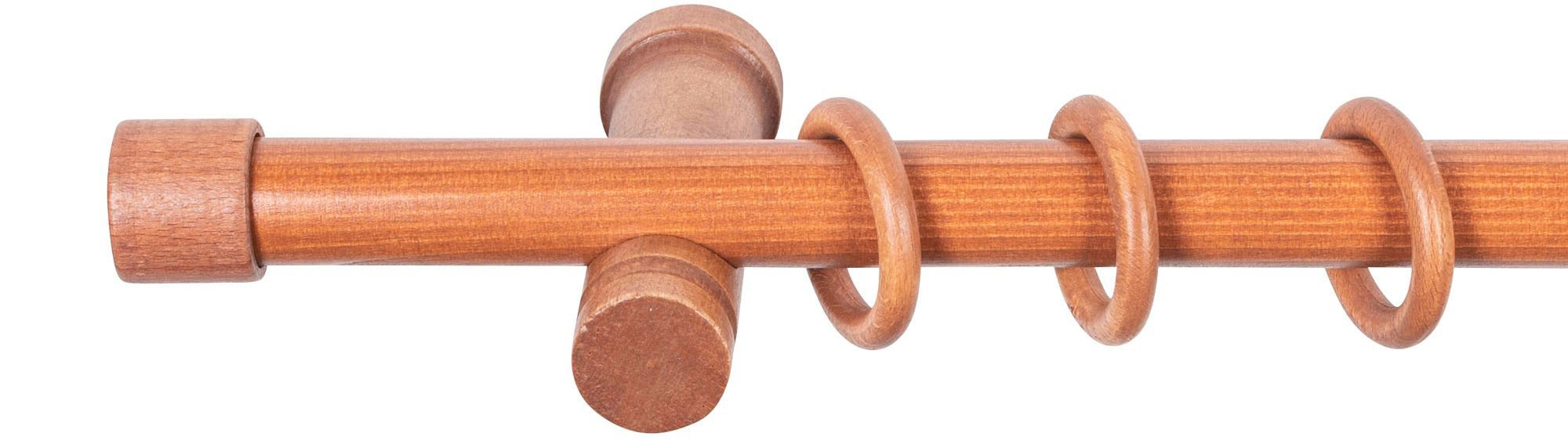SN DECO GROUP Gardinenstange "Cafiro" 1 läufig-läufig Fixmaß 28 mm, Holz, v günstig online kaufen