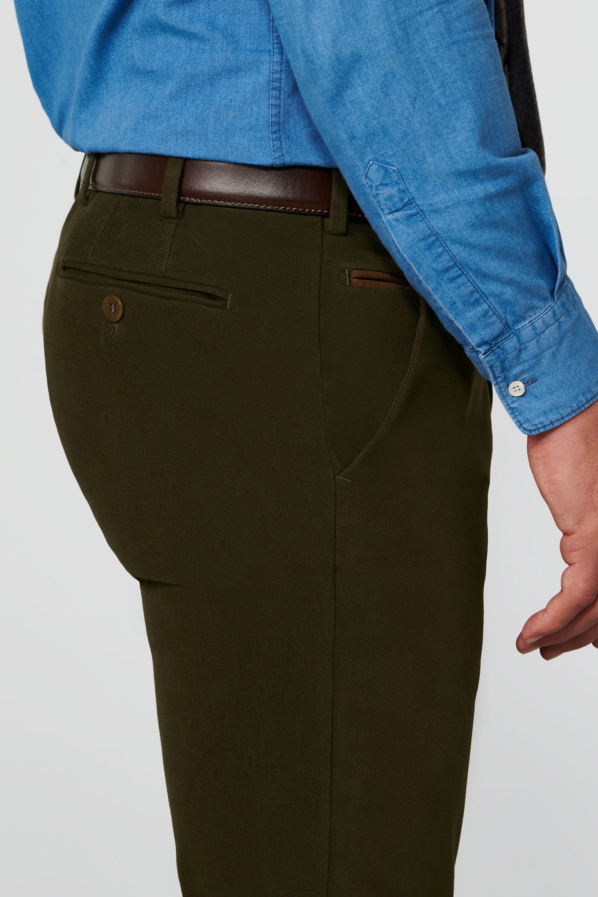 MEYER Chinos »Bonn«, Super-Stretch Winter Twill