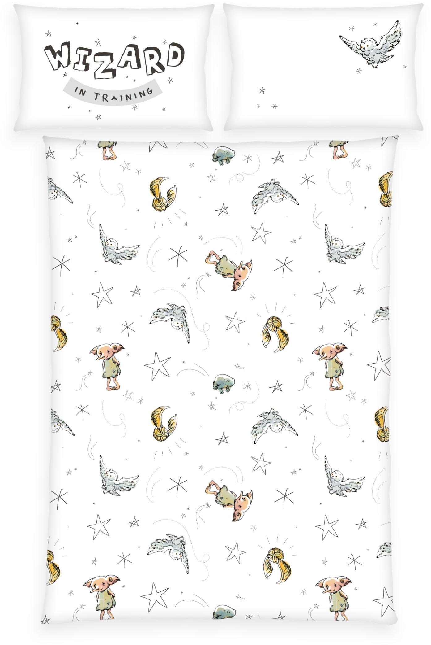 Harry Potter Babybettwäsche "Harry Potter" 2 Stk. mit niedlichem Allover-Pr günstig online kaufen