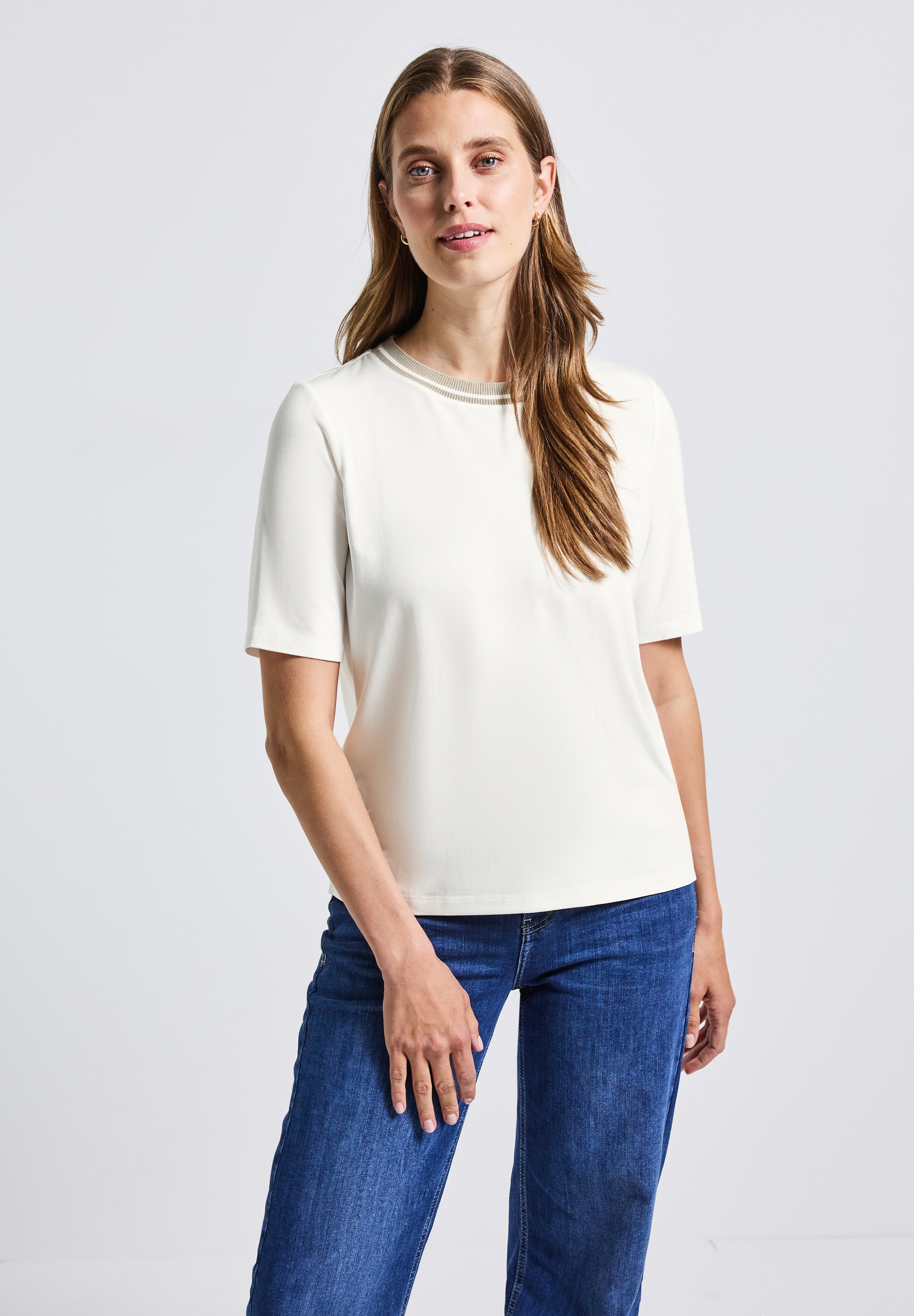 STREET ONE T-Shirt, aus softer Viskose günstig online kaufen