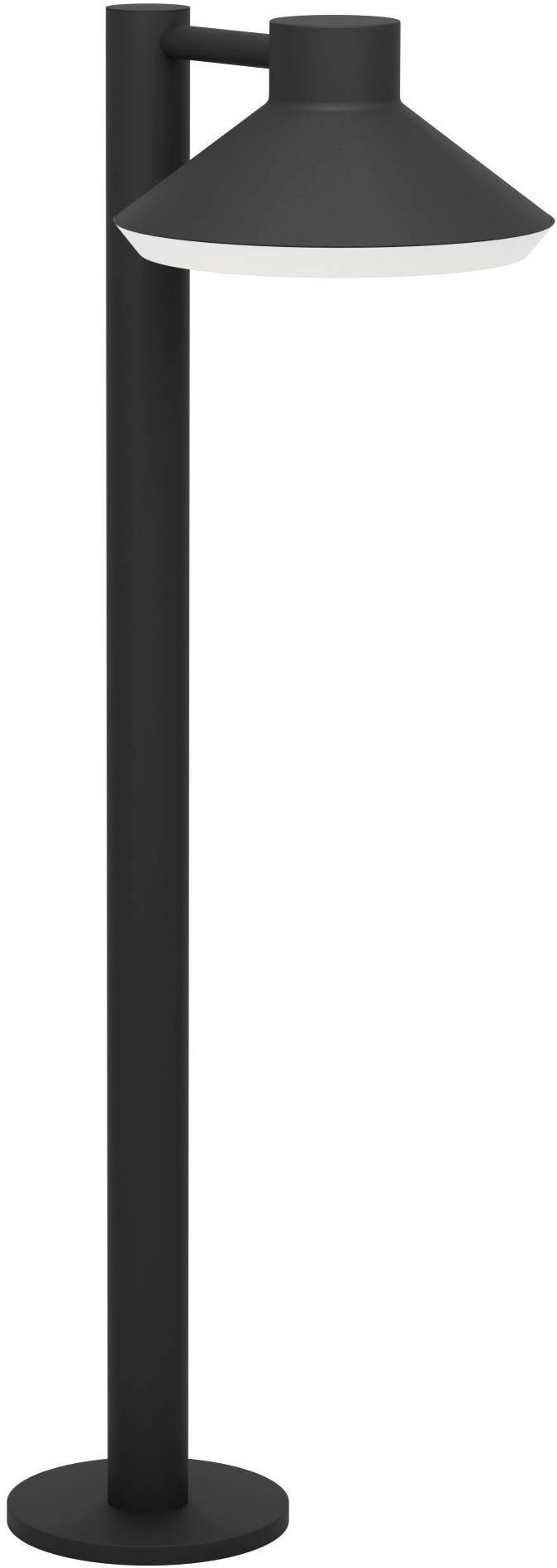 EGLO Sockelleuchte »Ninnarella Stehlampe, Außenlampe, Metall und Kunststoff, GU10, IP44« GU10 1 Stk. Stehleuchte - L25 x B20,5 x H74,5 cm - schwarz - 1X4,6W inkl.