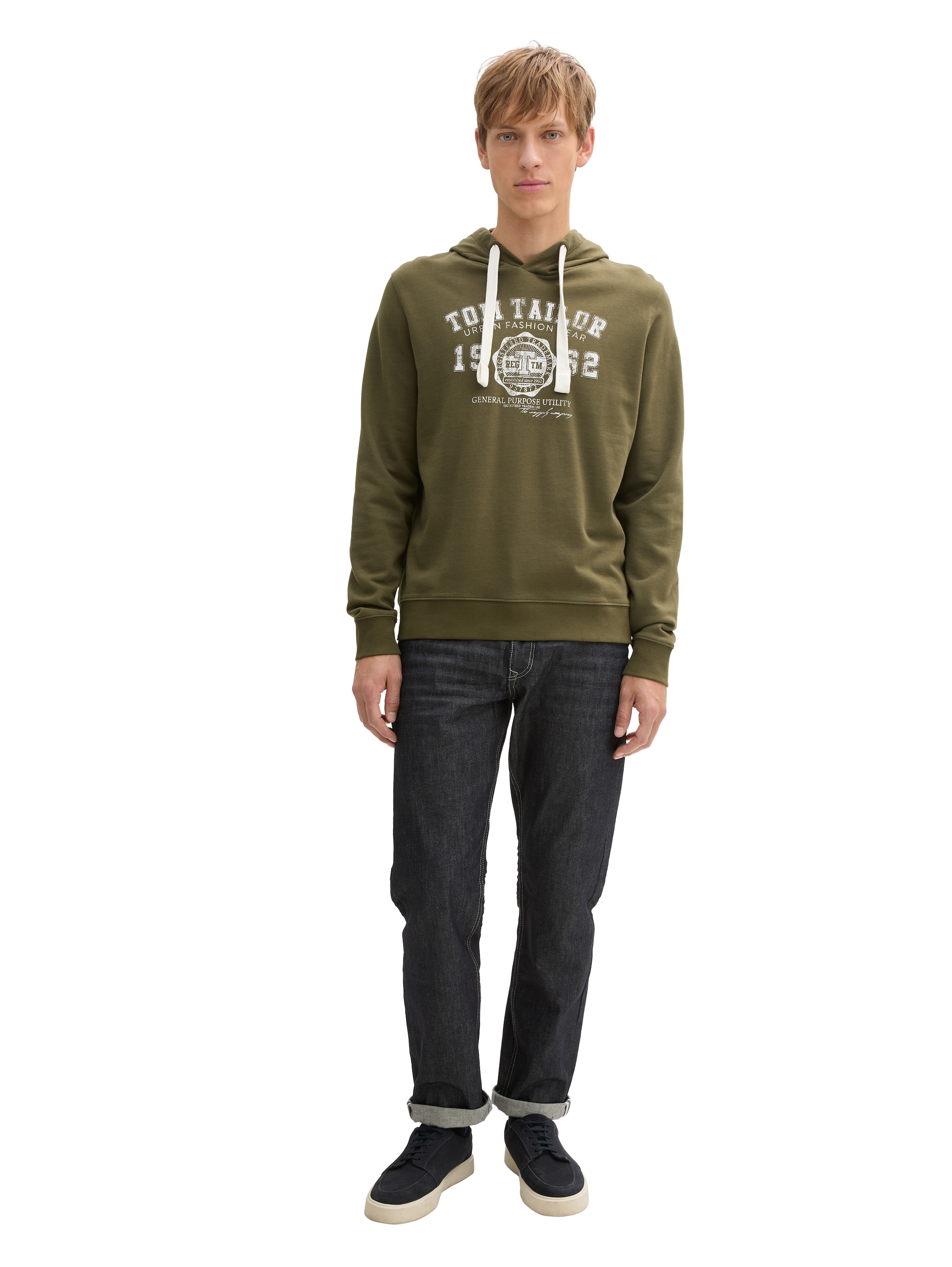 TOM TAILOR Hoodie, mit Logo Print