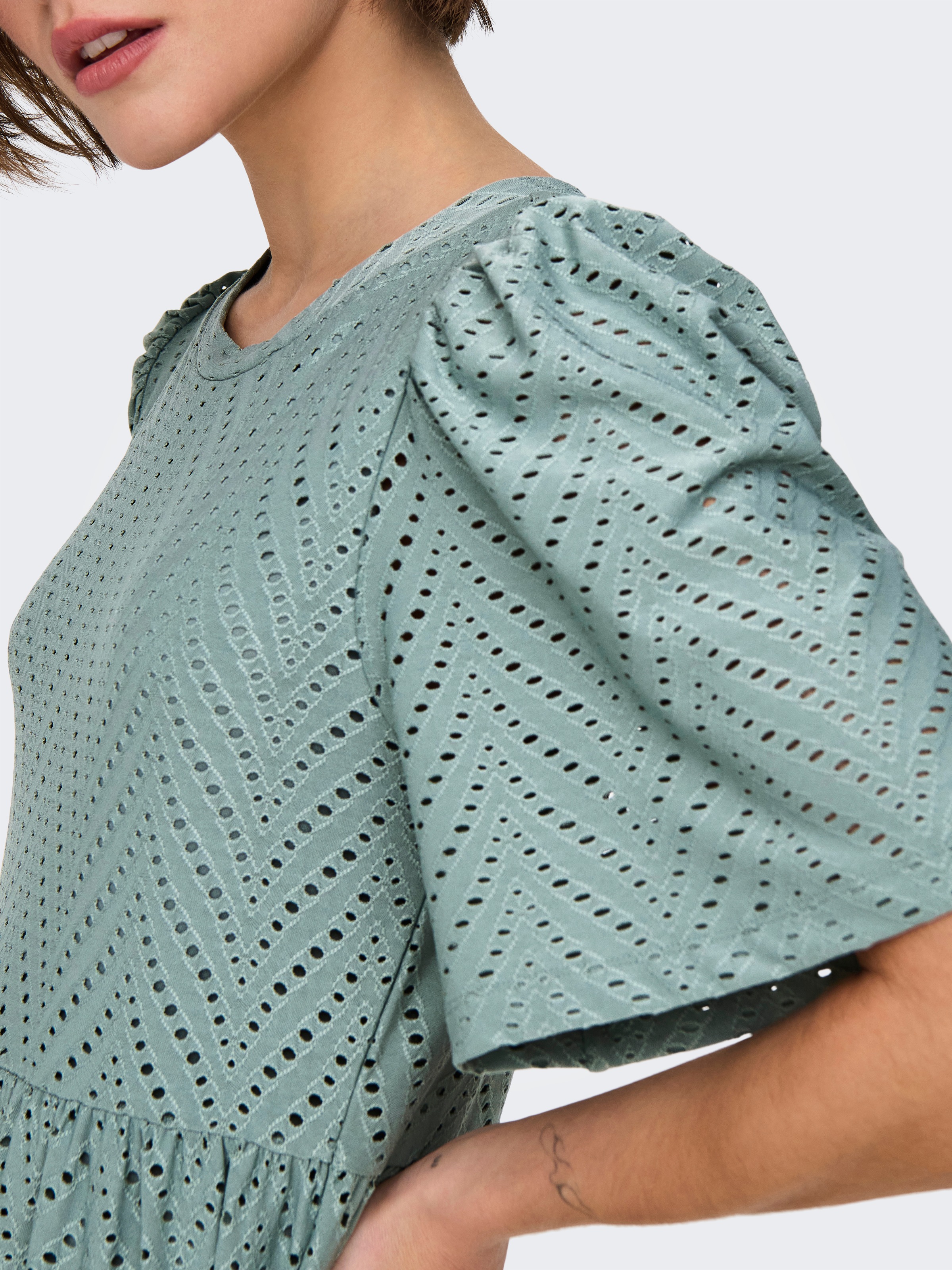 JDY Minikleid "JDYCARLA CATHINKA S/S DRESS JRS NOOS" Kunstfaser, regular fi günstig online kaufen