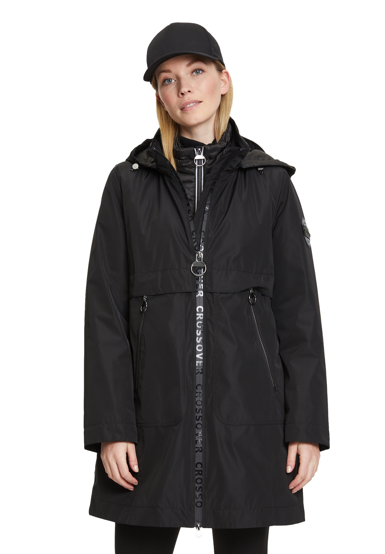 Betty Barclay Funktionsjacke "Betty Barclay 4 in 1 Jacke mit Funktion", mit Kapuze