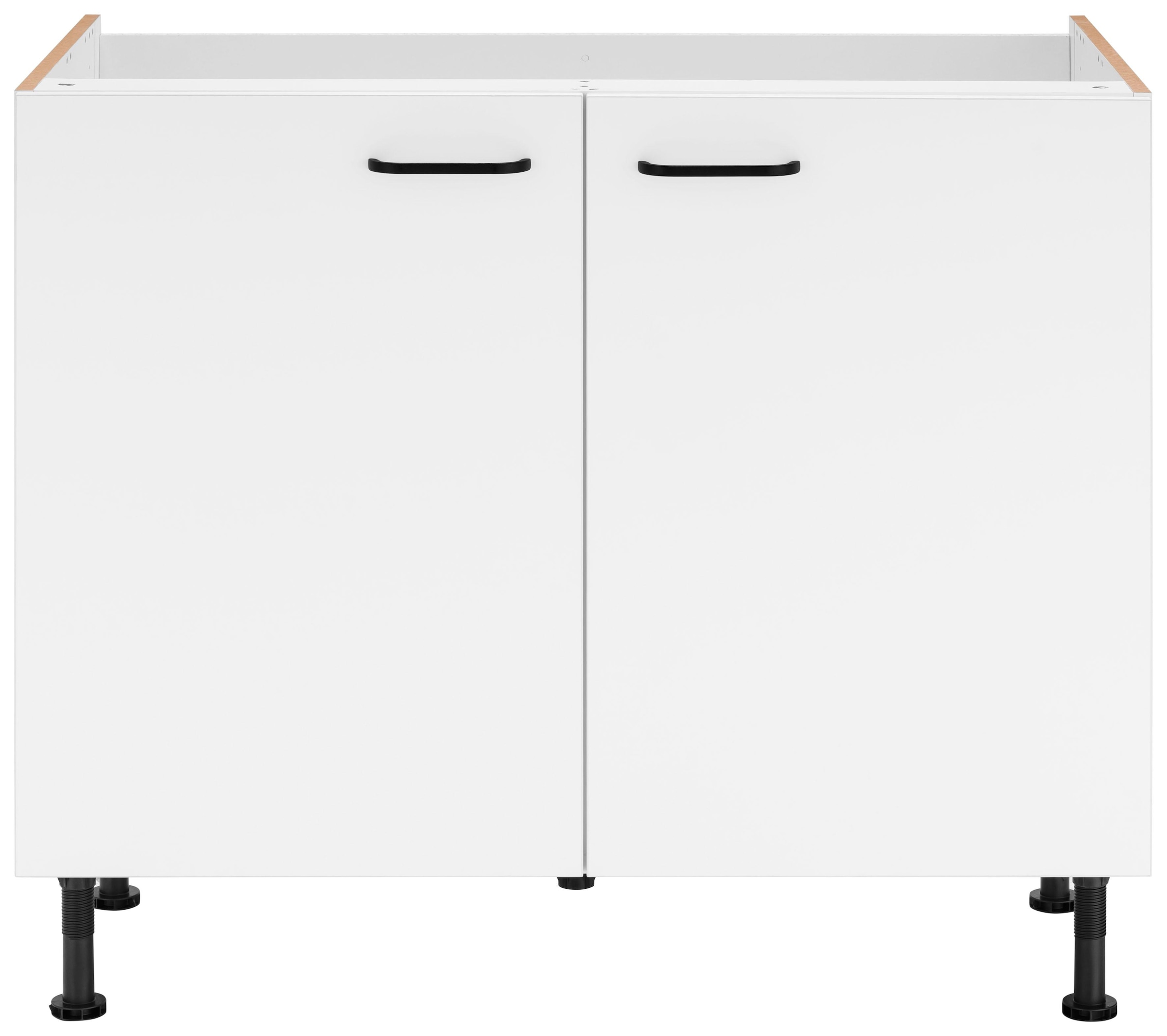 OPTIFIT Spülenschrank »Elga«, mit Soft-Close-Funktion, höhenverstellbaren Füßen, Breite 100 cm