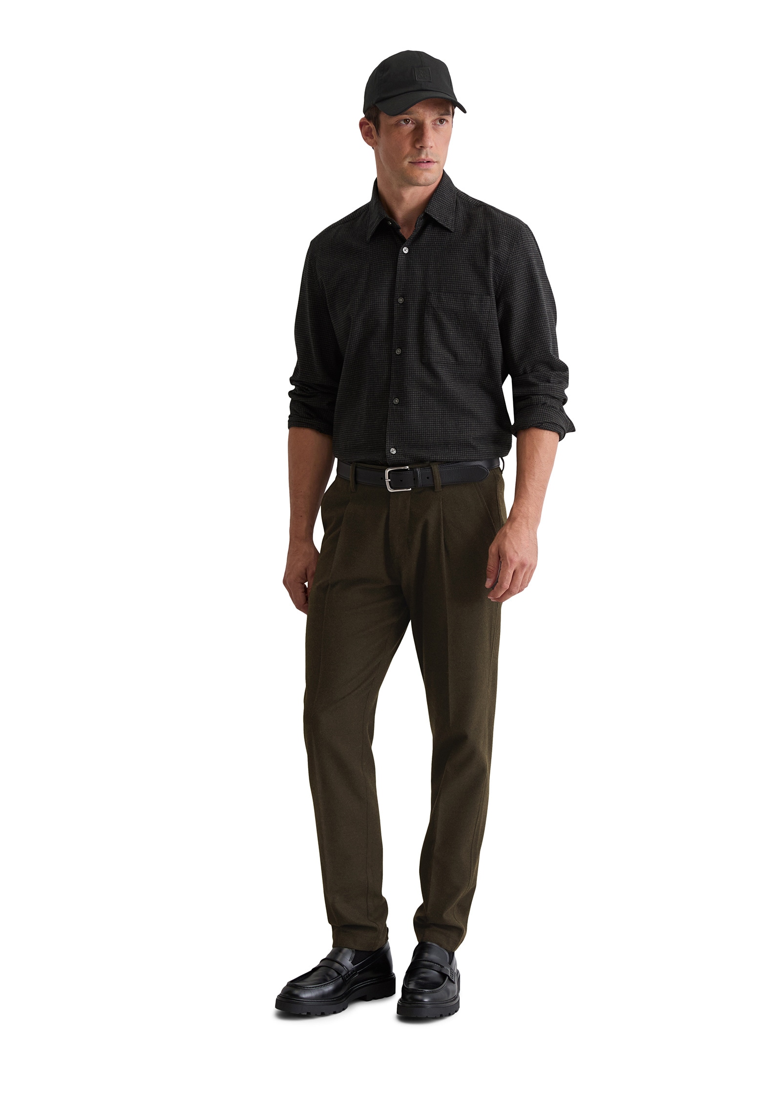 Marc O'Polo Langarmhemd »aus leichtem Bio-Baumwoll-Flanell«