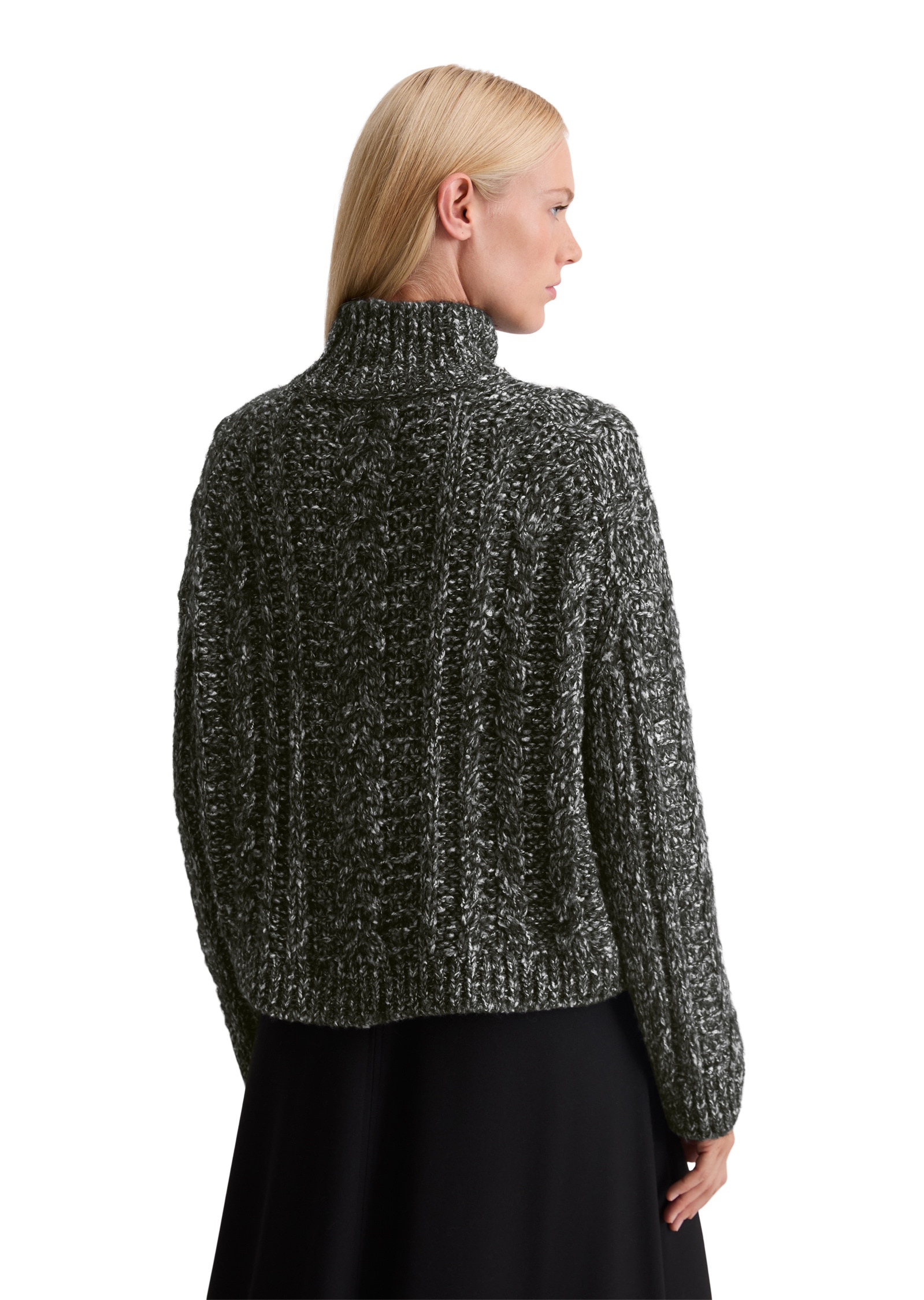 Marc O'Polo Stehkragenpullover »aus Alpakawolle-Baumwolle-Merinowolle-Mix«
