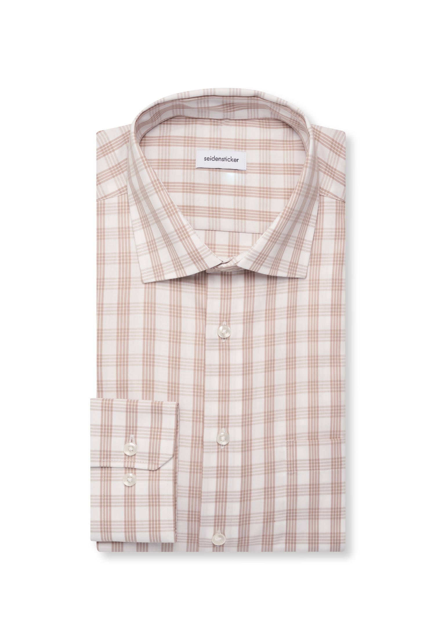 seidensticker Businesshemd »Comfort« Comfort 1/1 Kentkragen Karo