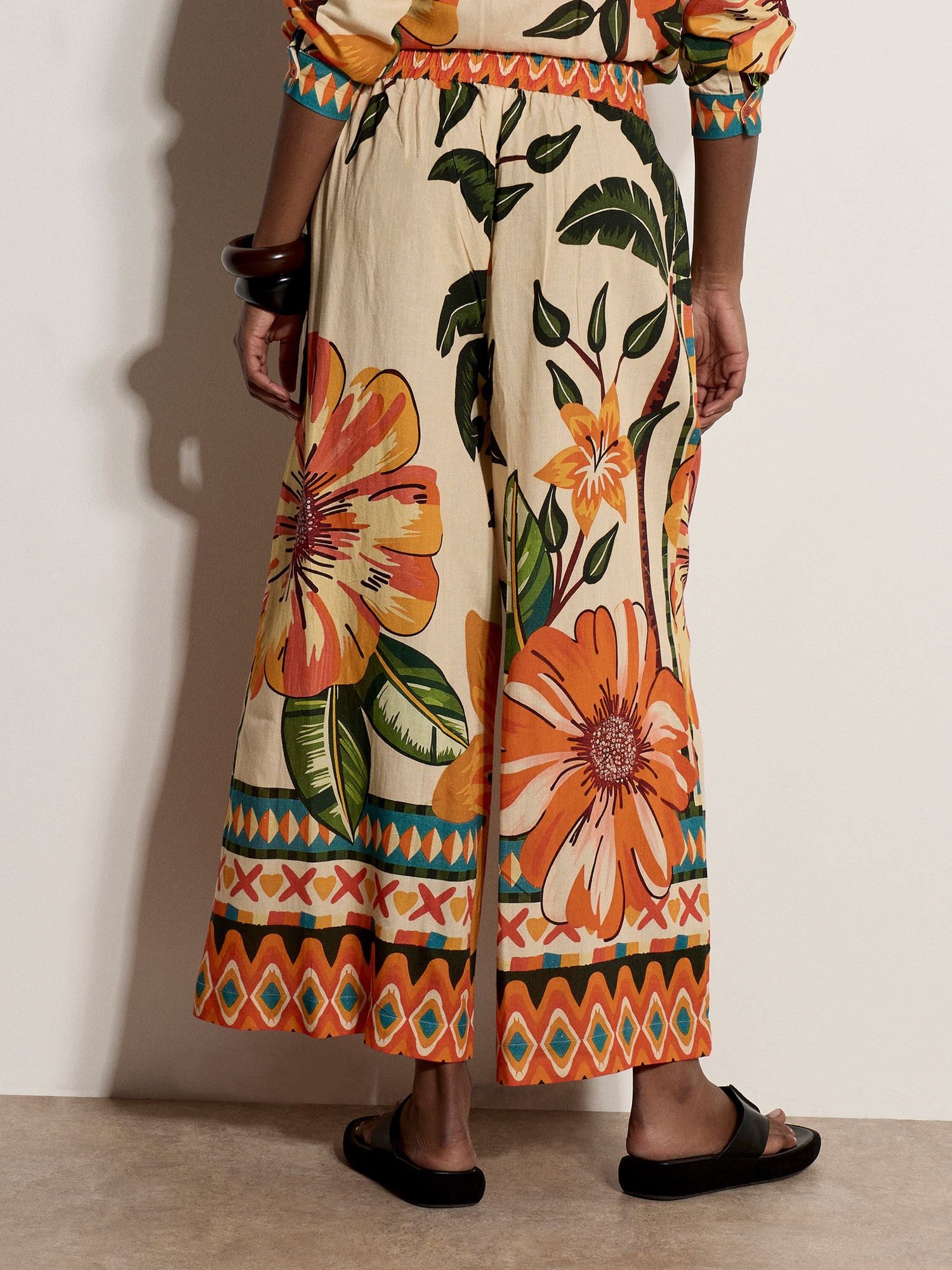 Apricot Culotte »Culotte mit tropischem Blumenmuster«  mit elastischem Bund